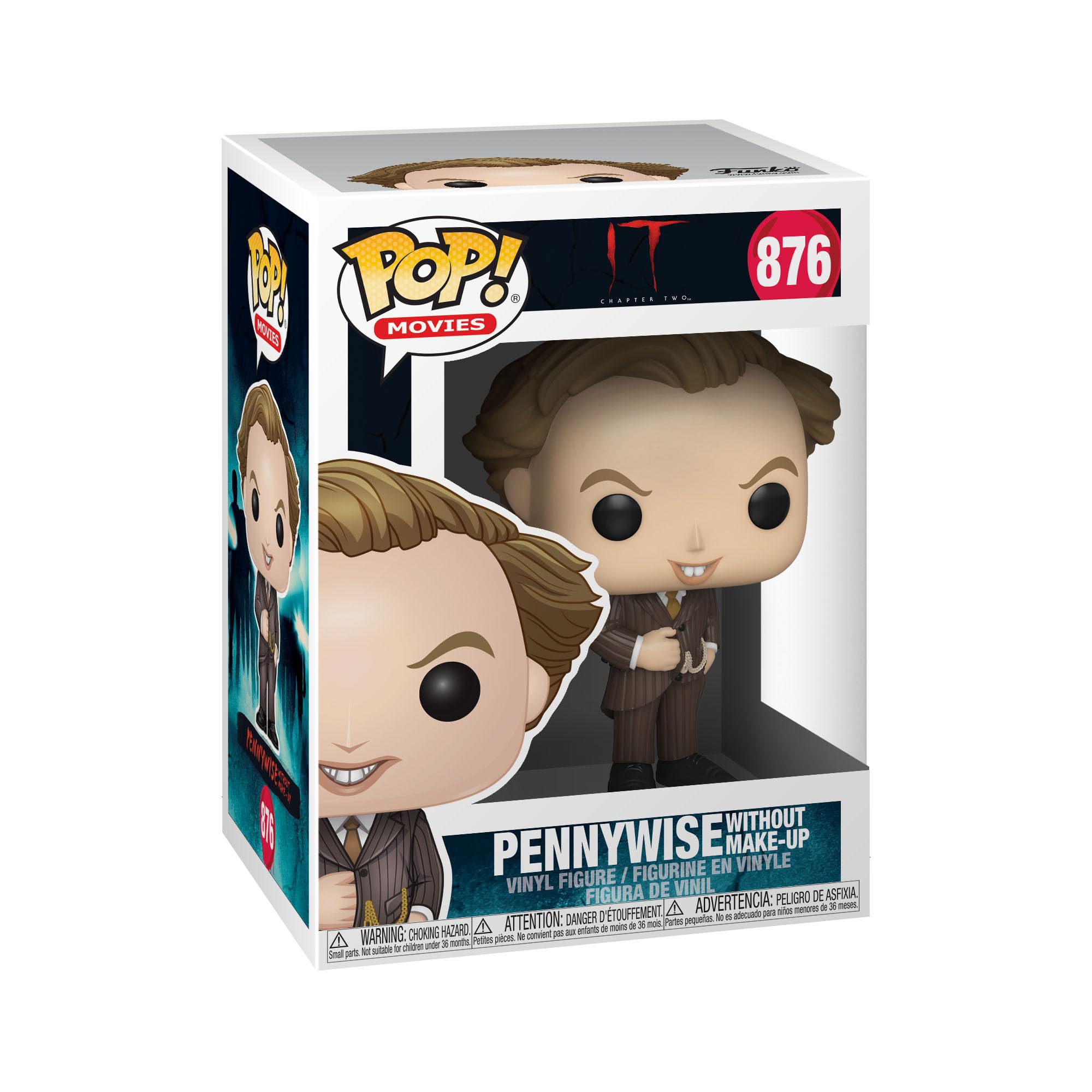 Funko Pop! Movies: IT 2-Pennywise Without Make up IT Chapter 2 Balloon 14 - It - Collectable Vinyl Figure - Gift Idea - Official Merchandise - Toys for Kids & Adults - Movies Fans