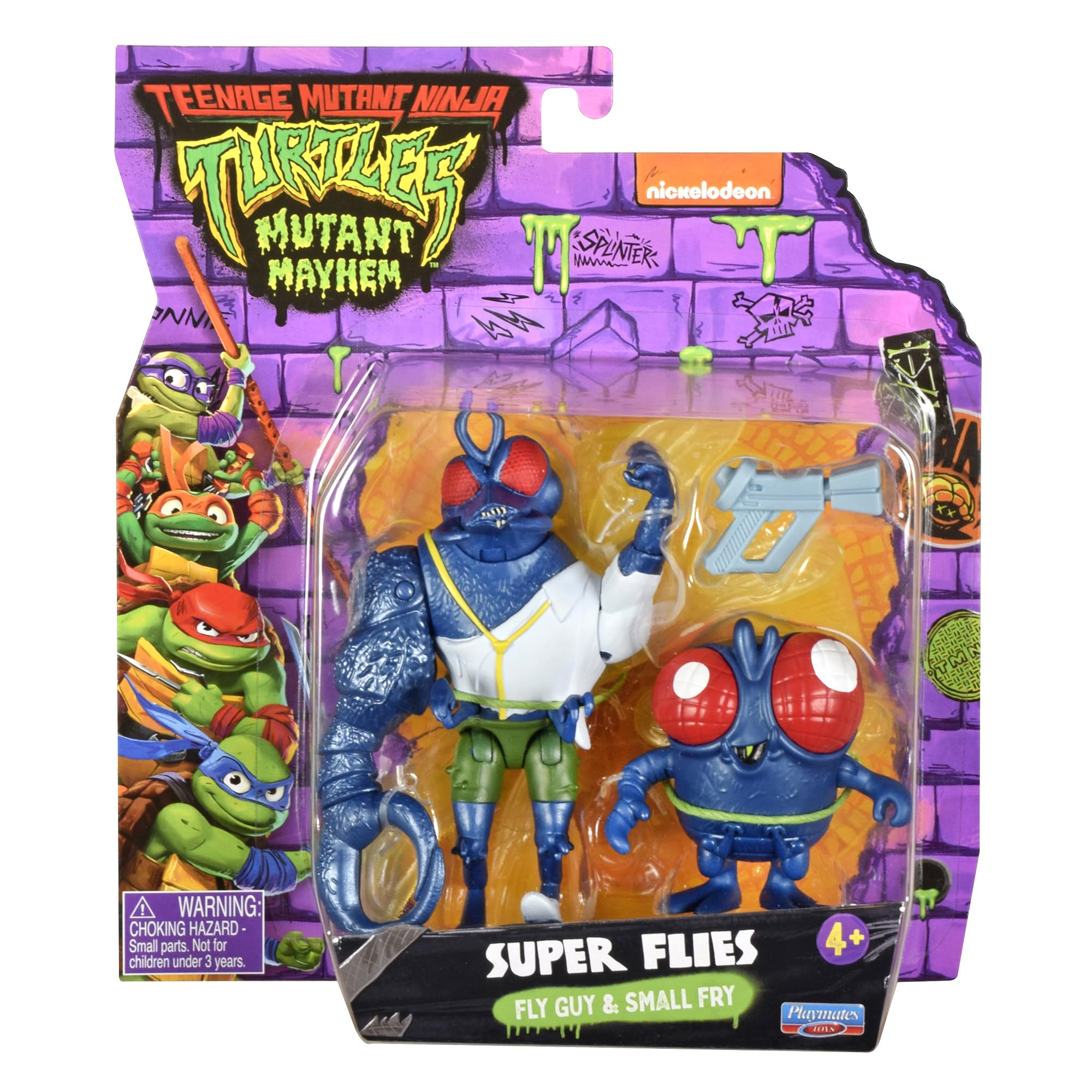 TEENAGE MUTANT NINJA Turtles Action Figures Super Flies