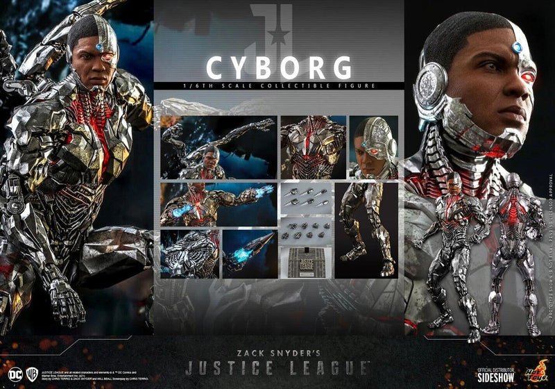 Hot Toys 1:6 Cyborg - Zack Snyder's Justice League, Silver