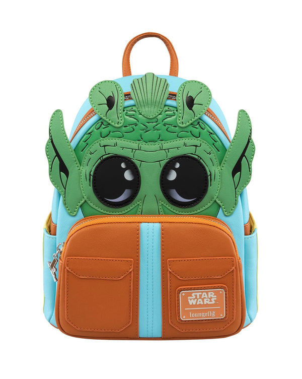 Loungefly Disney - Star Wars - Greedo - Backpack - Amazon Exclusive - Premium Vegan Leather - Gift Idea - Official Merchandise - for Boys, Girls Men and Women - Movies Fans