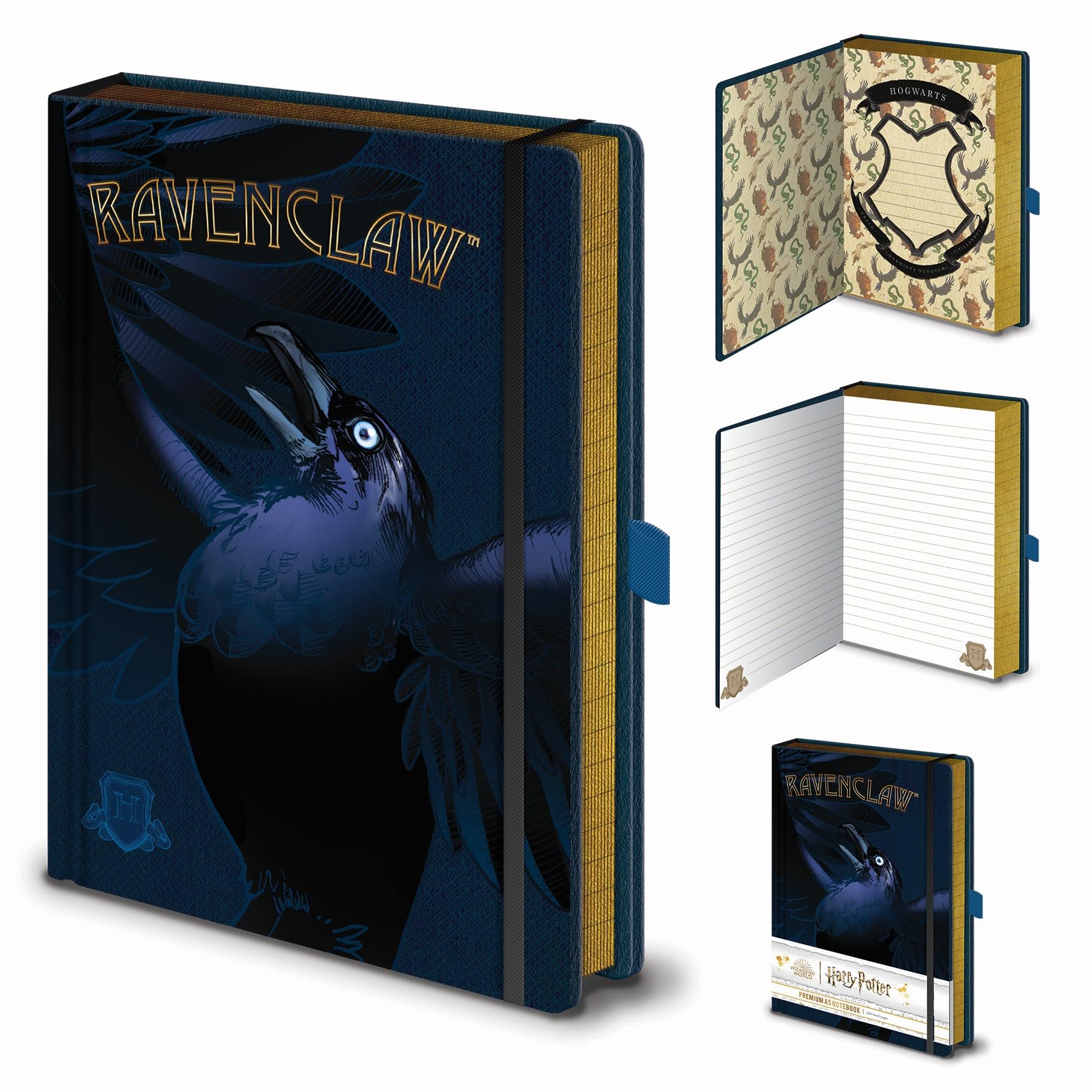 Pyramid International HARRY POTTER Ravenclaw House A5 Notebook - Official Merchandise