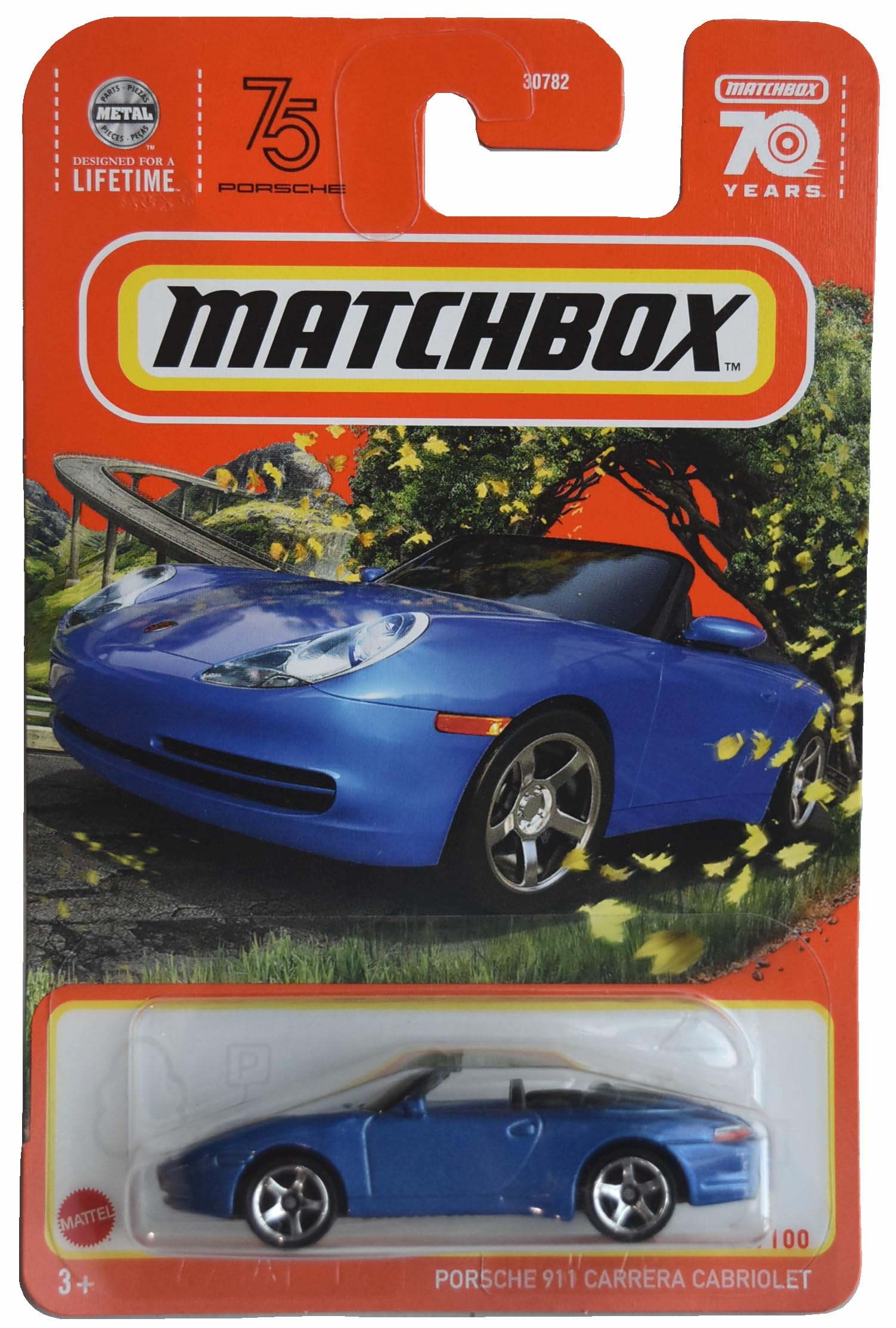 Matchbox Porsche 911 Carrera Cabriolet, Blue 79/100