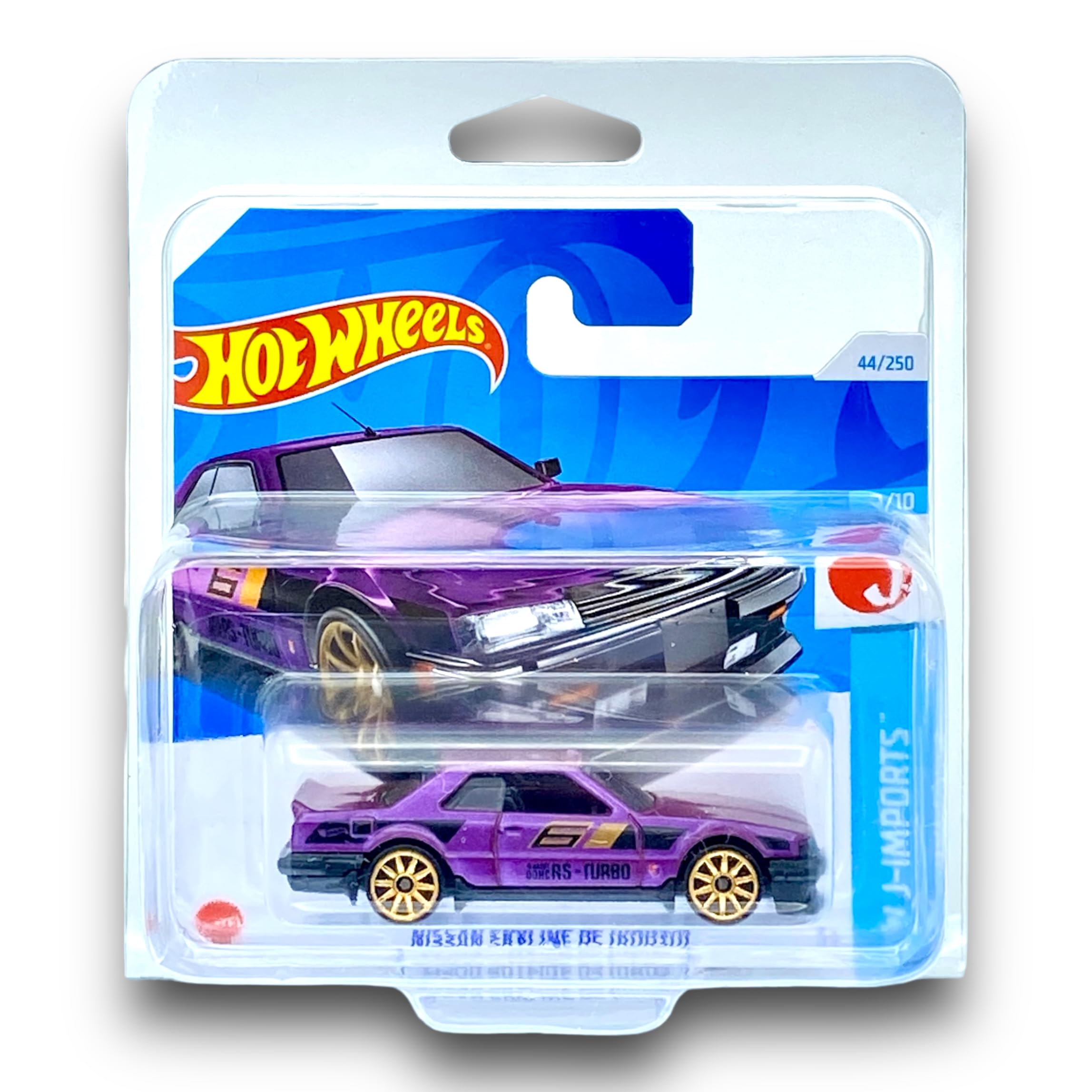 Hot Wheels Nissan Skyline RS (KDR30) (Purple) 1/10 HW J-Imports - 2024-44/240 (Short Card) - COMES IN A KLAS CAR KEEPER SHORT CARD PROTECTOR CASE - HTC40