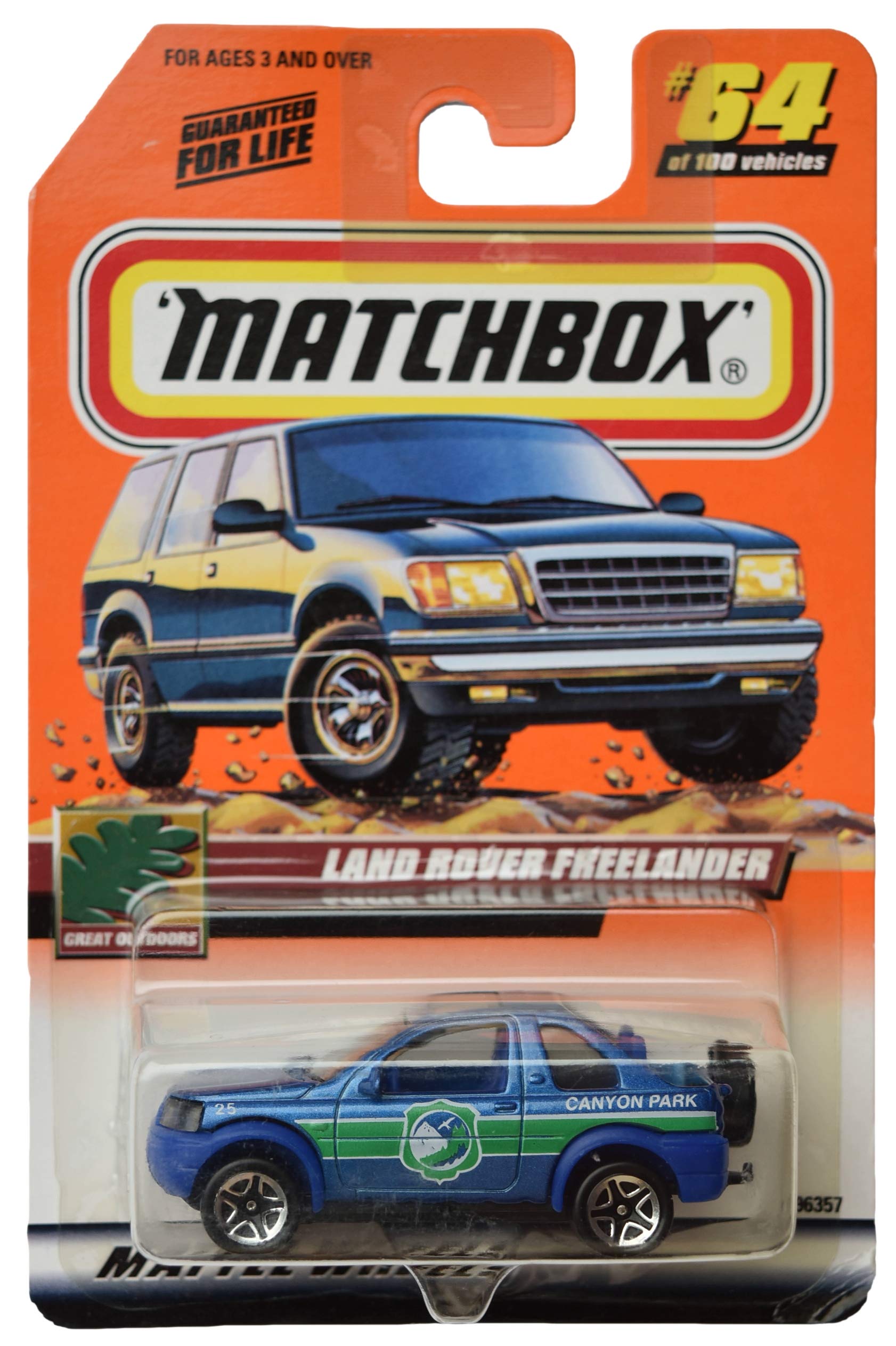 Matchbox Land Rover Freelander [Blue] #64, Great Outdoors Series