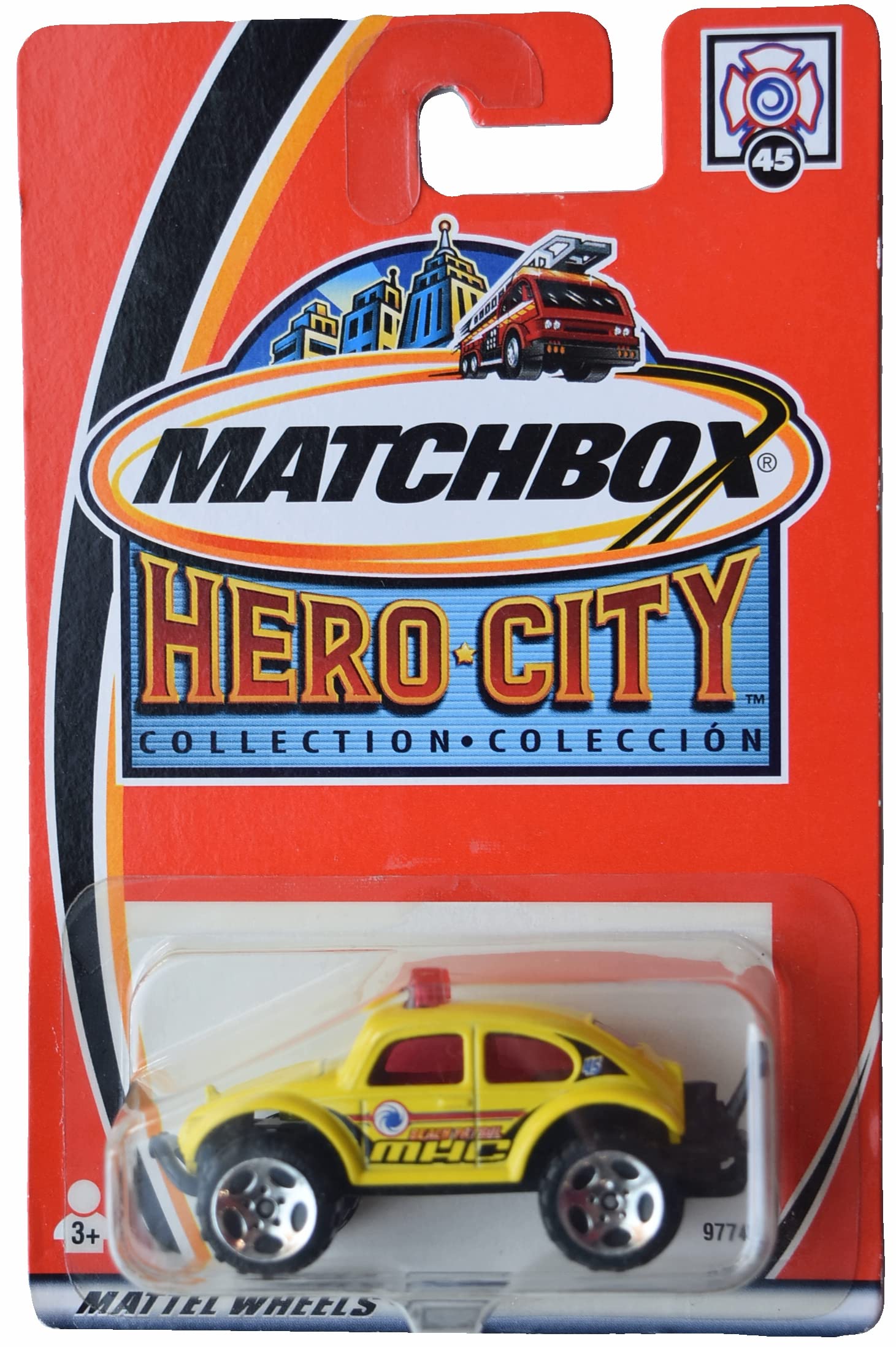 Matchbox VW Beetle 4x4, Hero City Collection [Yellow]