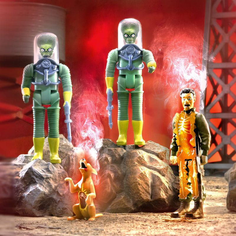 Super7 - Mars Attacks - Alien + Burning Dog