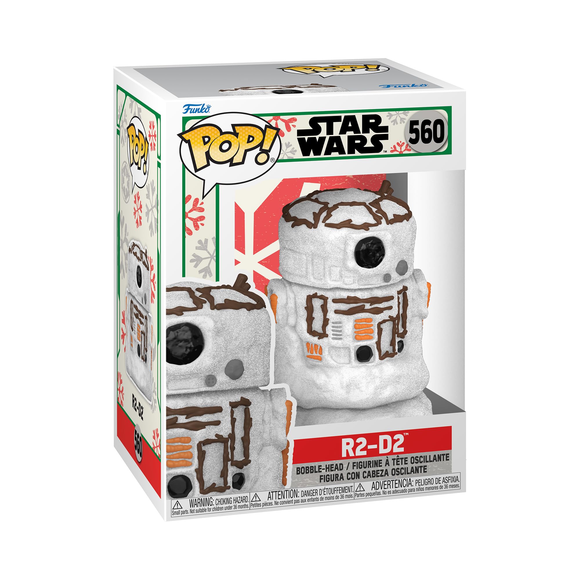 Funko POP! Star Wars: Holiday - R2-D2 - Snowman - Collectable Vinyl Figure - Gift Idea - Official Merchandise - Toys for Kids & Adults - Movies Fans - Model Figure for Collectors and Display