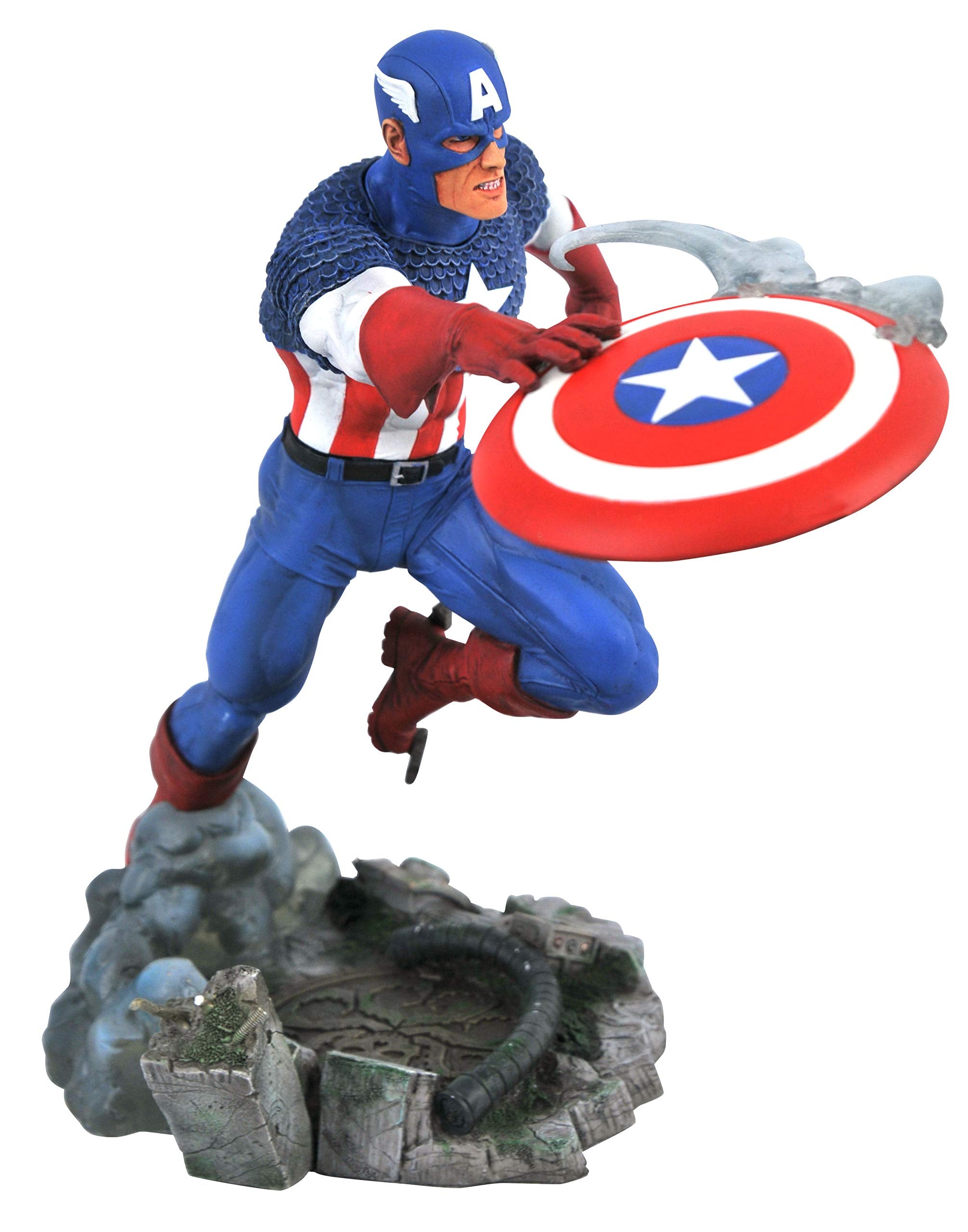 Marvel Diamond Select Toys GALLERY VS CAPTAIN AMERICA PVC STATUE