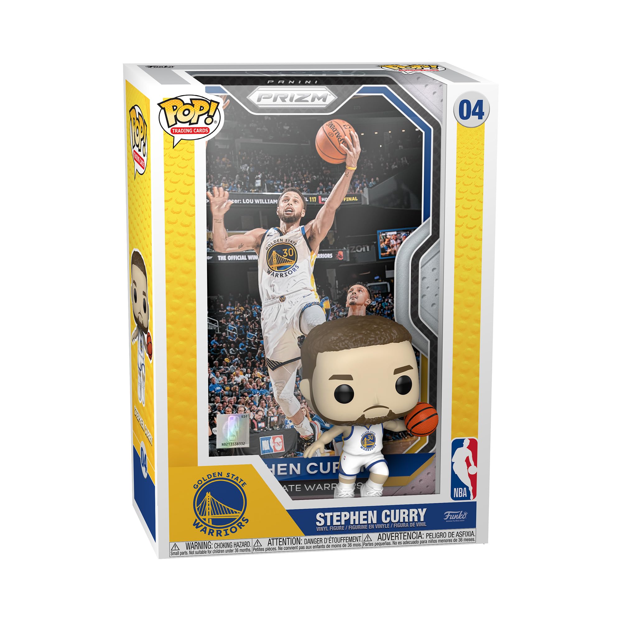 Funko POP! Trading Cards: Stephen Curry - NBA + Panini - Collectable Vinyl Figure - Gift Idea - Official Merchandise - Toys for Kids & Adults - Sports Fans - Model Figure for Collectors and Display