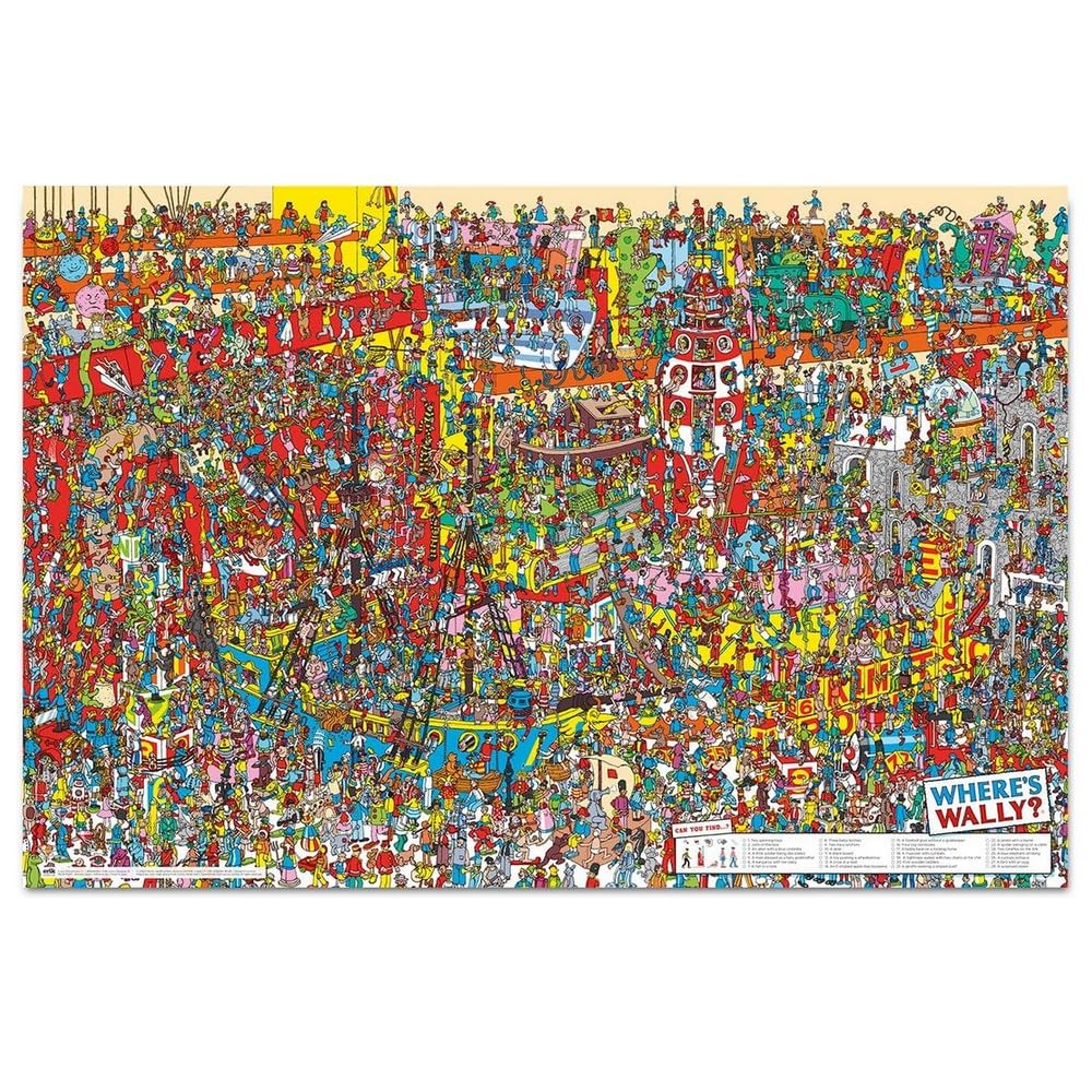 Grupo Erik Where's Wally? Poster - 36 x 24 inches / 91.5 x 61 cm - Shipped Rolled Up - Cool Posters - Art Poster - Posters & Prints - Wall Posters