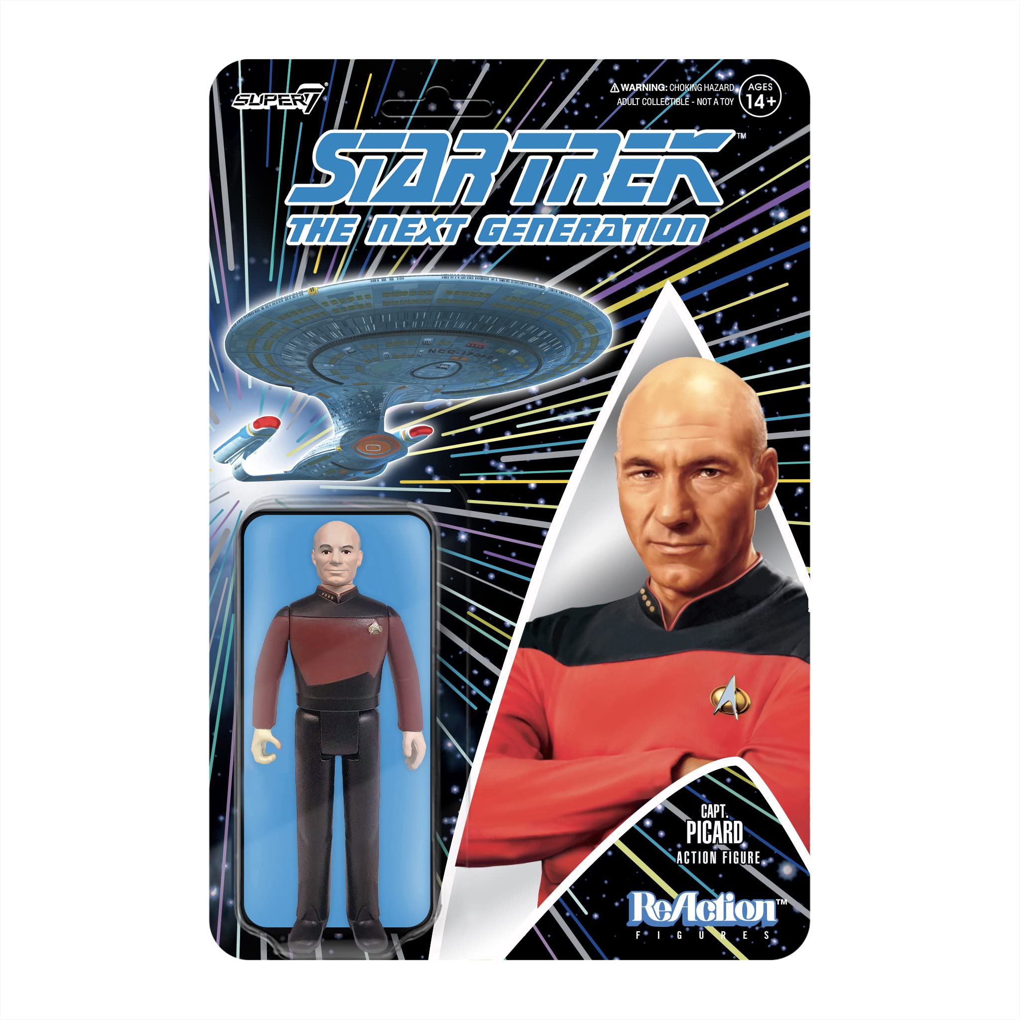 SUPER7 - Star Trek: The Next Generation ReAction Figure Wave 1 - Captain Picard