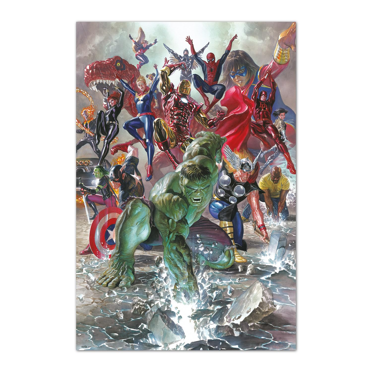 Grupo Erik Marvel Avengers Marvel Legacy By Alex Ross Poster - 36 x 24 inches / 91.5 x 61 cm - Shipped Rolled Up - Cool Posters - Art Poster - Posters & Prints - Wall Posters