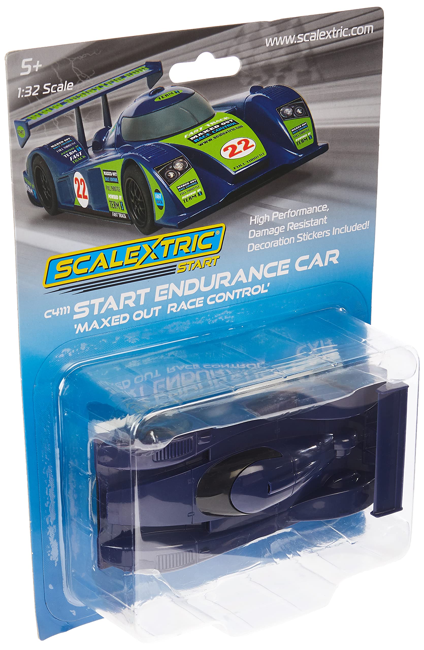 Scalextric Cars - C4111 Start Endurance Car Maxed Out Race Control - Toy Slot Car for use with Scalextric Race Tracks or Set - Small Kids Gift Ideas for Boy/Girl Ages 5+, Scalextric Accessories