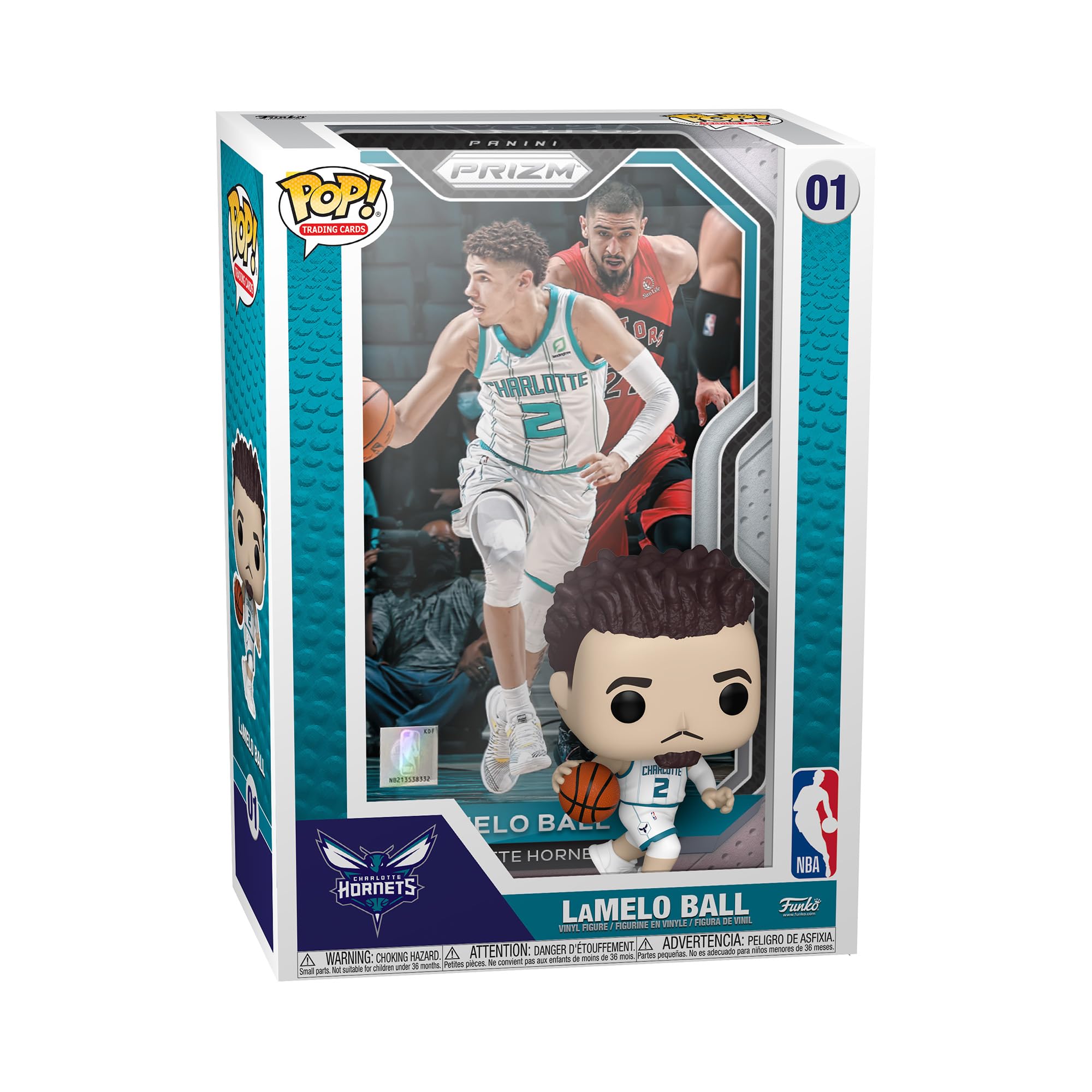 Funko POP! Trading Cards: LaMelo Ball - NBA + Panini - Collectable Vinyl Figure - Gift Idea - Official Merchandise - Toys for Kids & Adults - Sports Fans - Model Figure for Collectors and Display