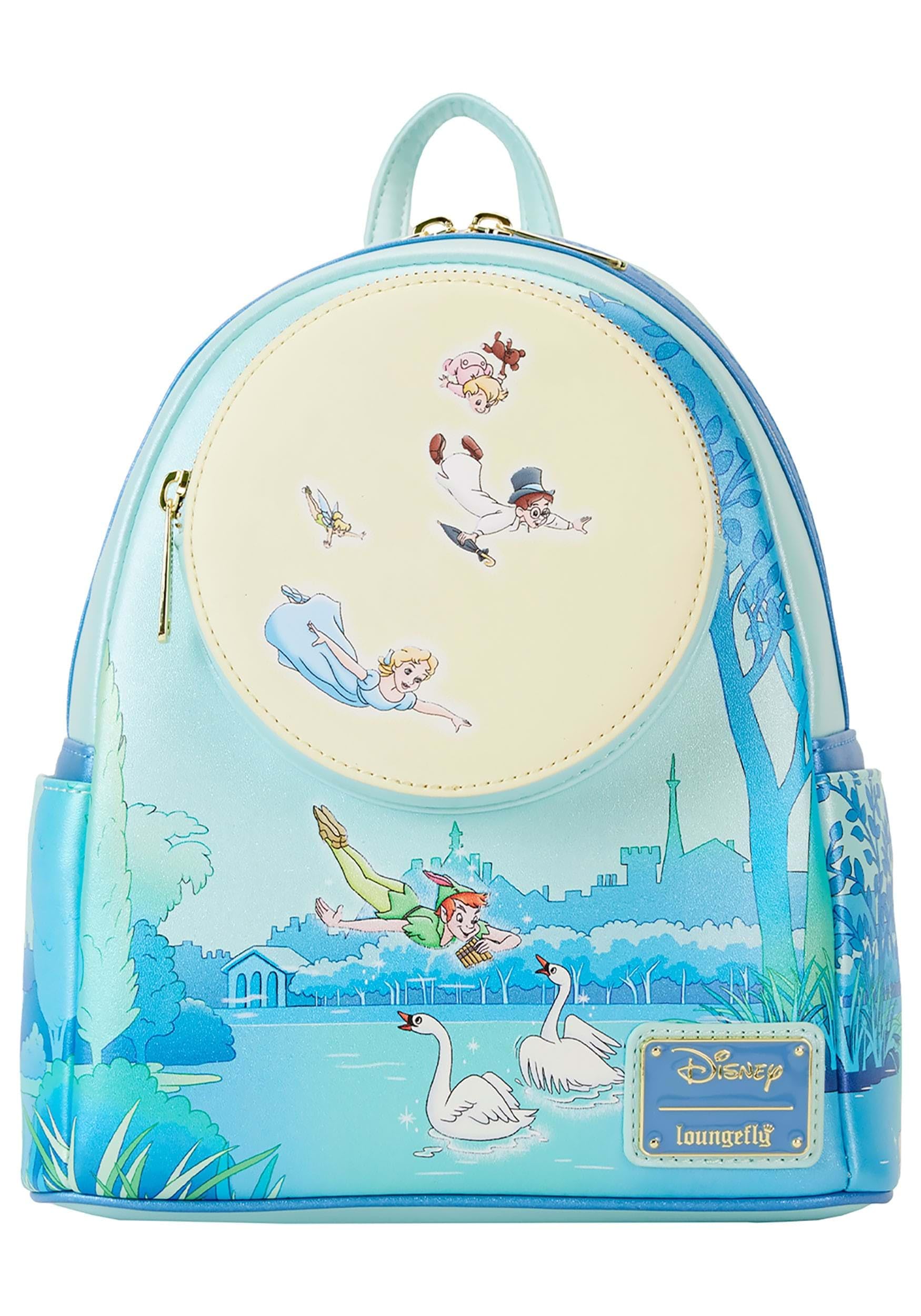 Loungefly Disney Peter Pan You Can Fly Glows Kids Mini Backpack Multi