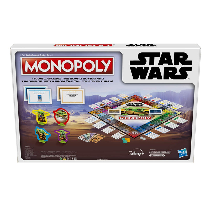 Monopoly: Star Wars The Child Edition Board Game for Families and Kids Ages 8 and Up, Featuring The Child, Who Fans Call 'Baby Yoda',Multicolor