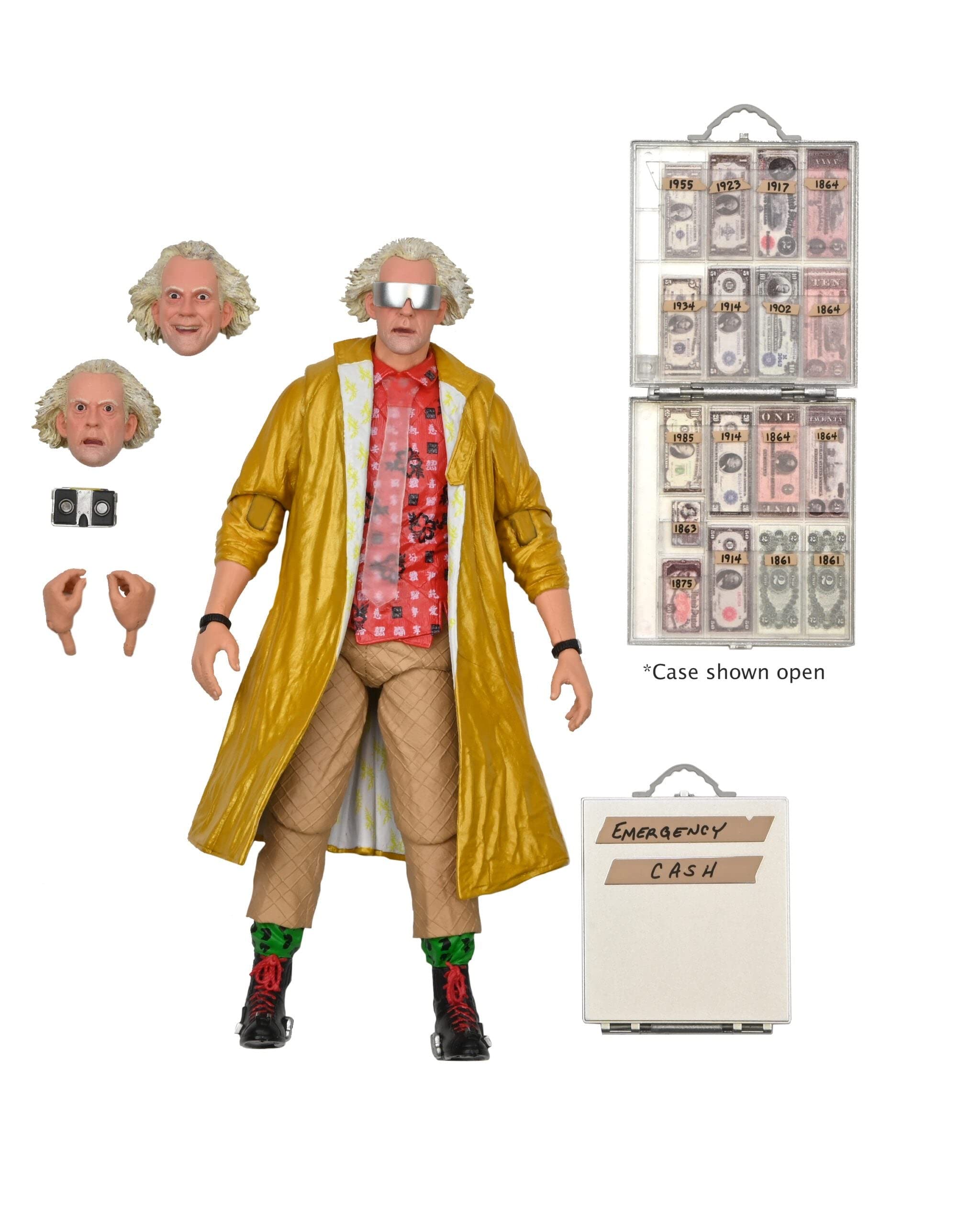 NECA BACK TO THE FUTURE - Ultimate Doc Brown 2015 - Figurine articulée 18cm