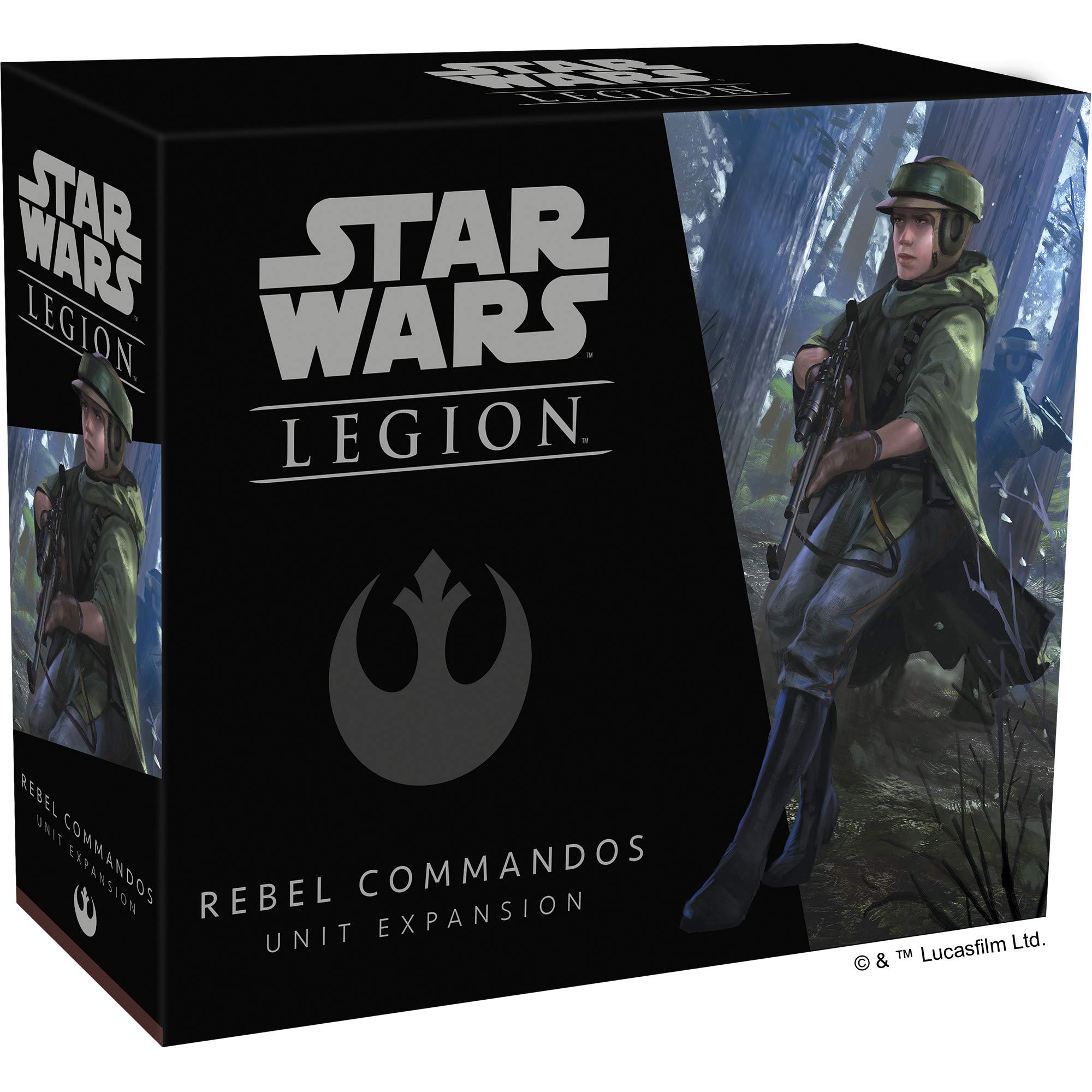 Atomic Mass Games | Star Wars: Legion Rebel Commandos Unit Expansion | Miniatures Game | Ages 14+ | 2 Players | 120-180 Minutes Playing Time