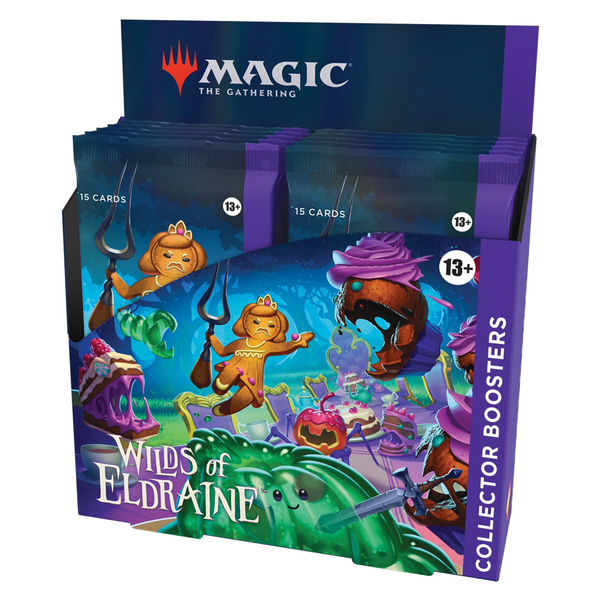 Magic: The Gathering Wilds of Eldraine Collector Booster Box - 12 Packs (180 Magic Cards)