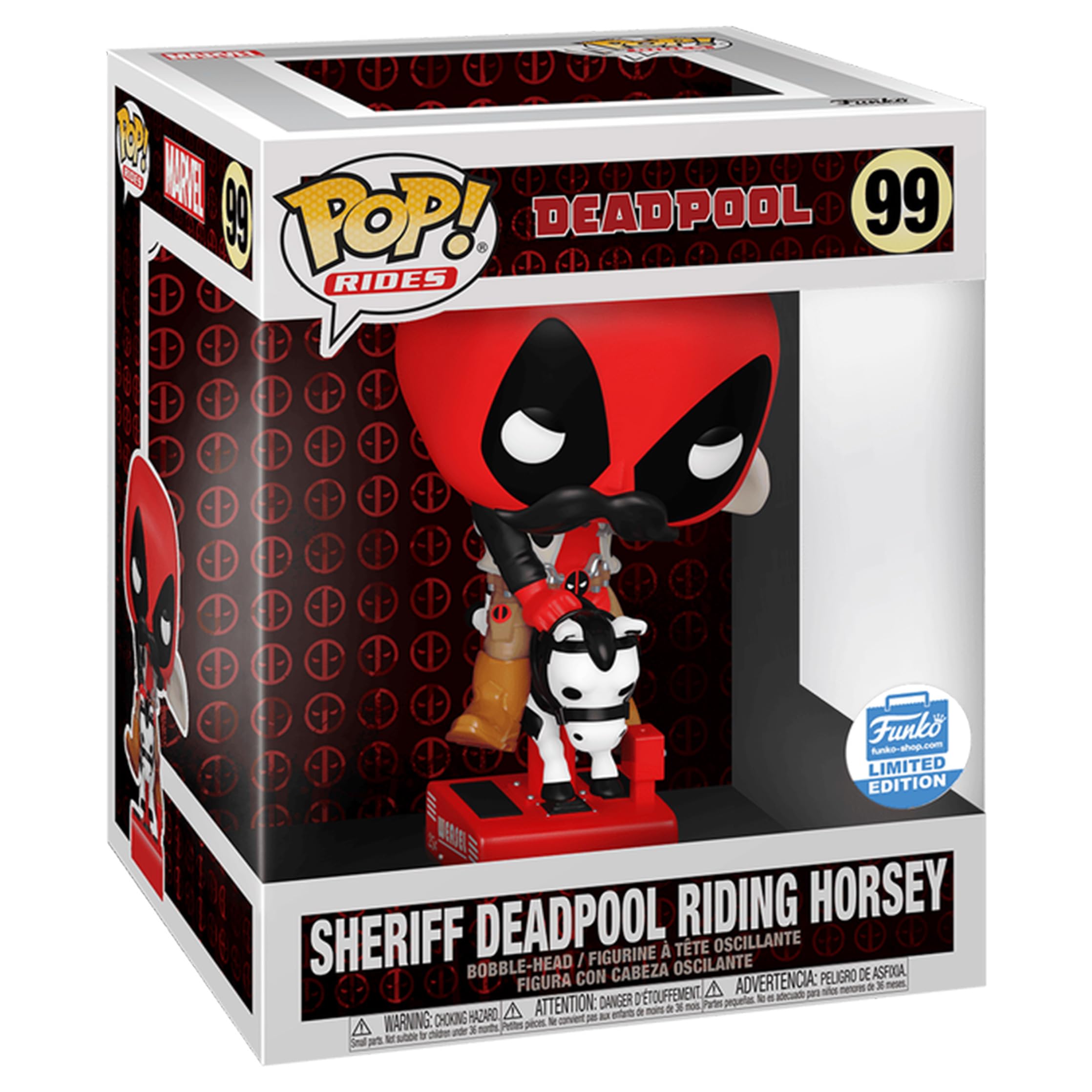 Funko Pop! Rides 51292 - Deadpool - Sheriff Deadpool Riding Horsey Shop Limited Edition #99