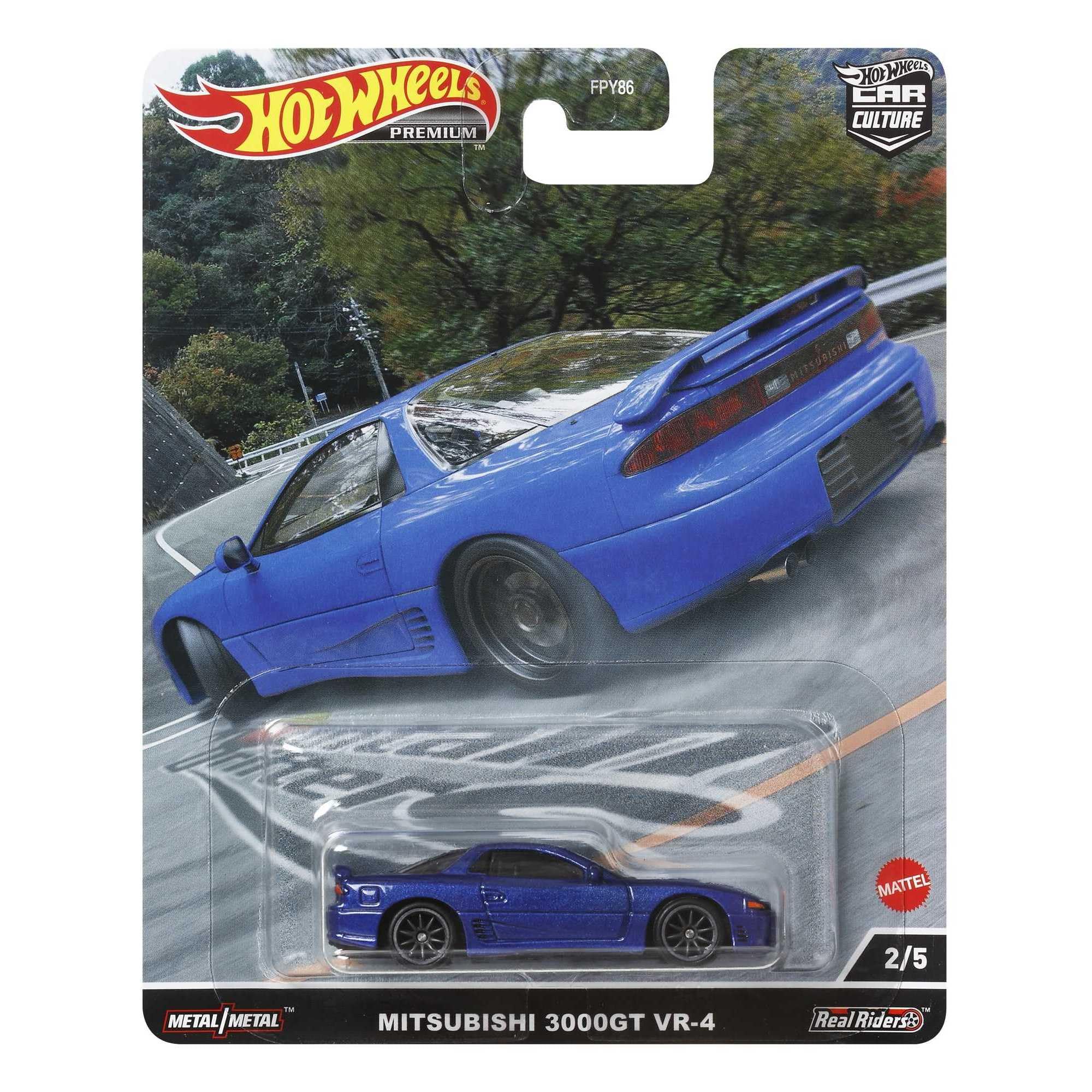 Hot Wheels Mitsubishi 3000GT VR-4 Blue 1:64 Diecast Car