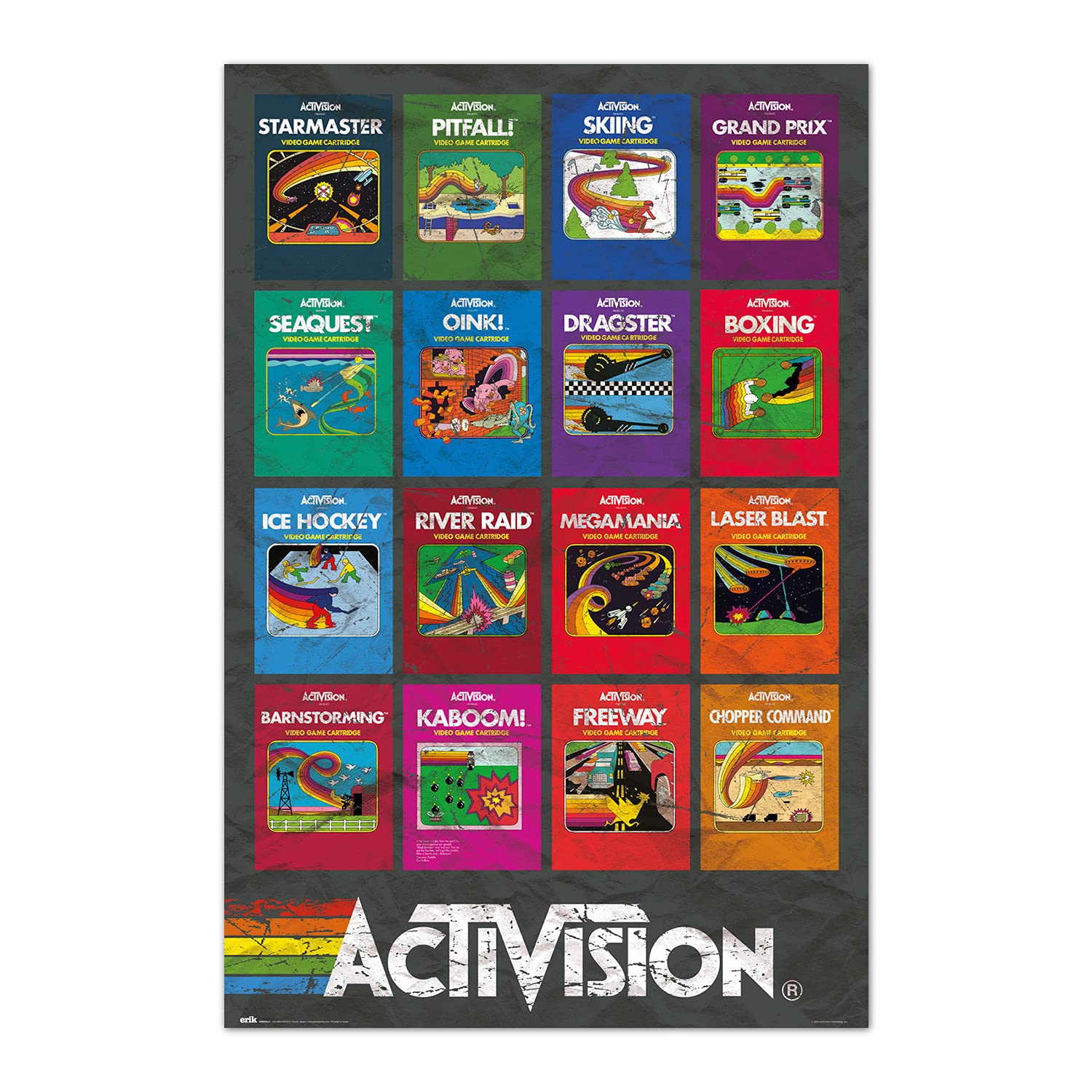 Grupo Erik Poster Activision Game Covers Poster - 36 x 24 inches / 91.5 x 61 cm - Shipped Rolled Up - Cool Posters - Art Poster - Posters & Prints - Wall Posters