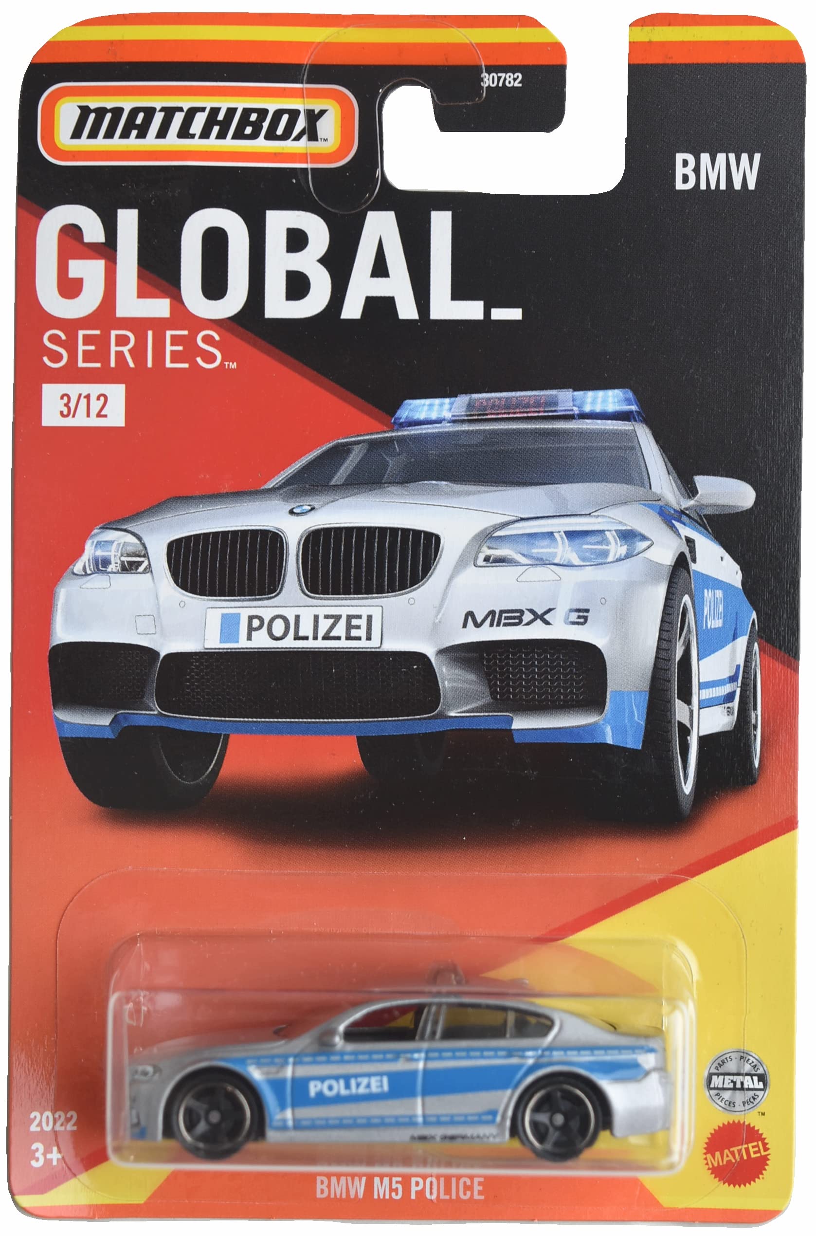 Matchbox BMW M5 Police, Global Series 3/12