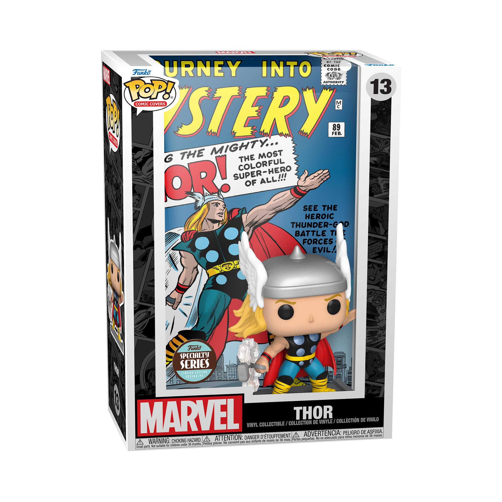 Funko Pop! Comic Cover: Marvel - Classic Thor - Collectable Vinyl Figure - Gift Idea - Official Merchandise - Toys for Kids & Adults - Movies Fans - Model Figure for Collectors and Display