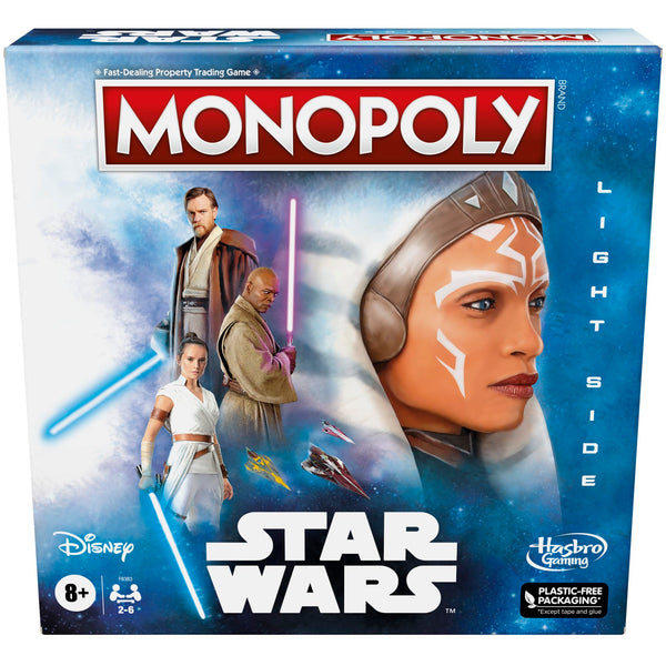 Monopoly: Star Wars Light Side Edition Board, Star Wars Jedi Game for 2-6 Players, Games for Children, Family Games