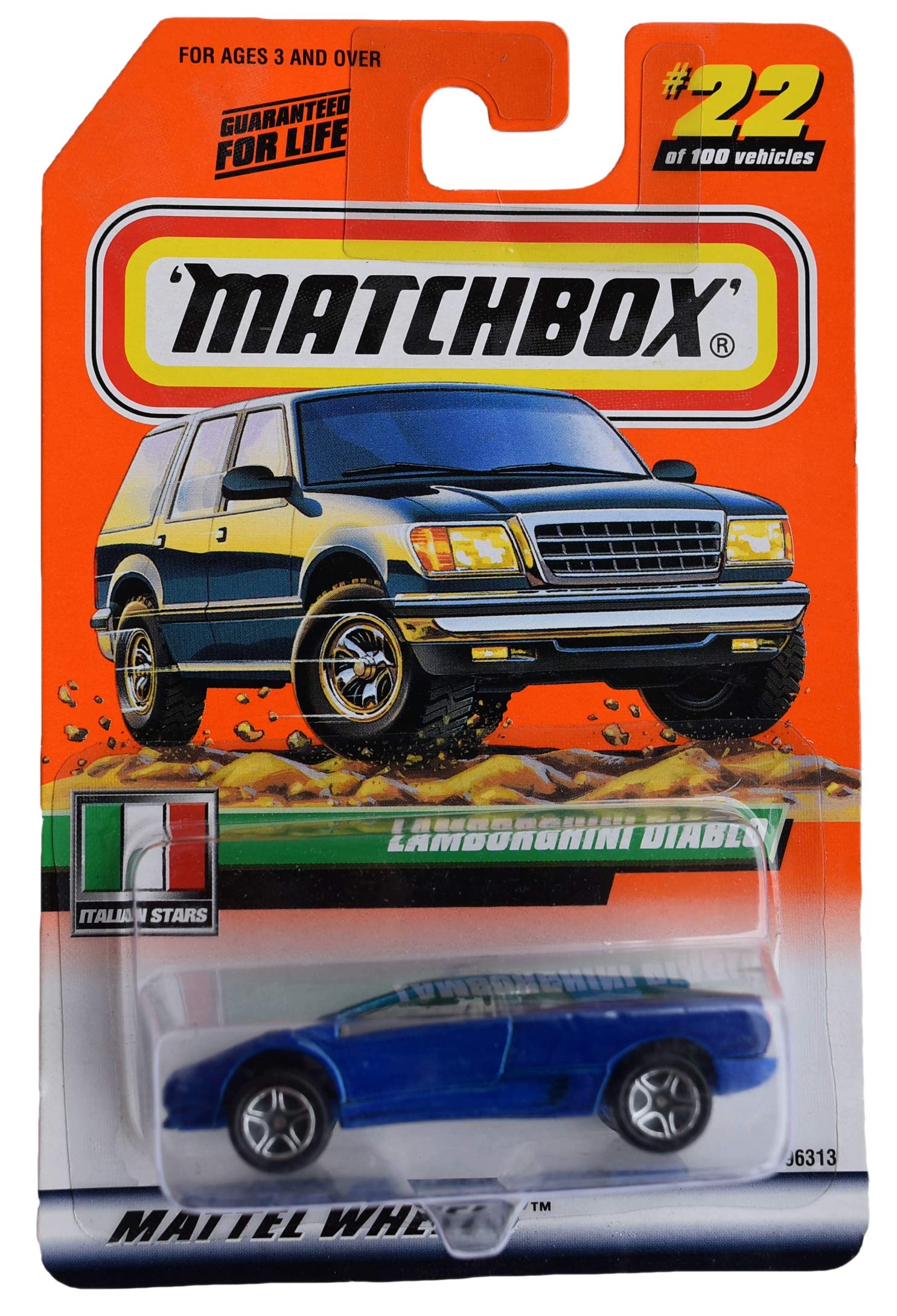 Matchbox Lamborghini Diablo #22, Blue