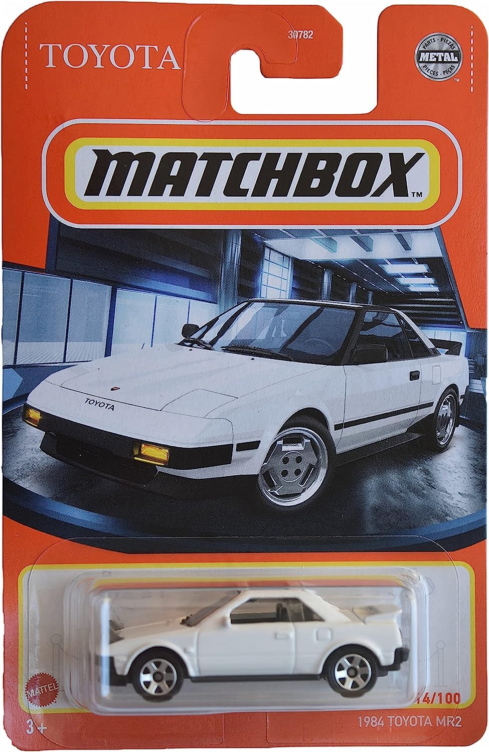 Matchbox 1984 Toyota MR2, [White] 14/100