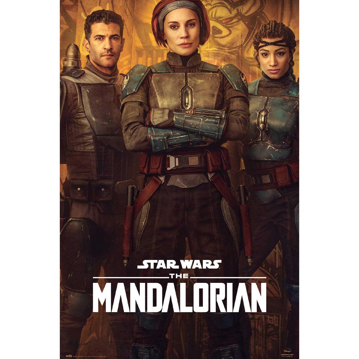 Grupo Erik The Mandalorian Bo Katan Poster - 36 x 24 inches / 91.5 x 61 cm - The Mandalorian Poster - Shipped Rolled Up - Cool Posters - Art Poster - Wall Posters