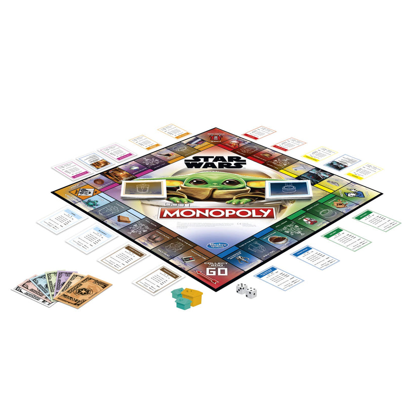 Monopoly: Star Wars The Child Edition Board Game for Families and Kids Ages 8 and Up, Featuring The Child, Who Fans Call 'Baby Yoda',Multicolor