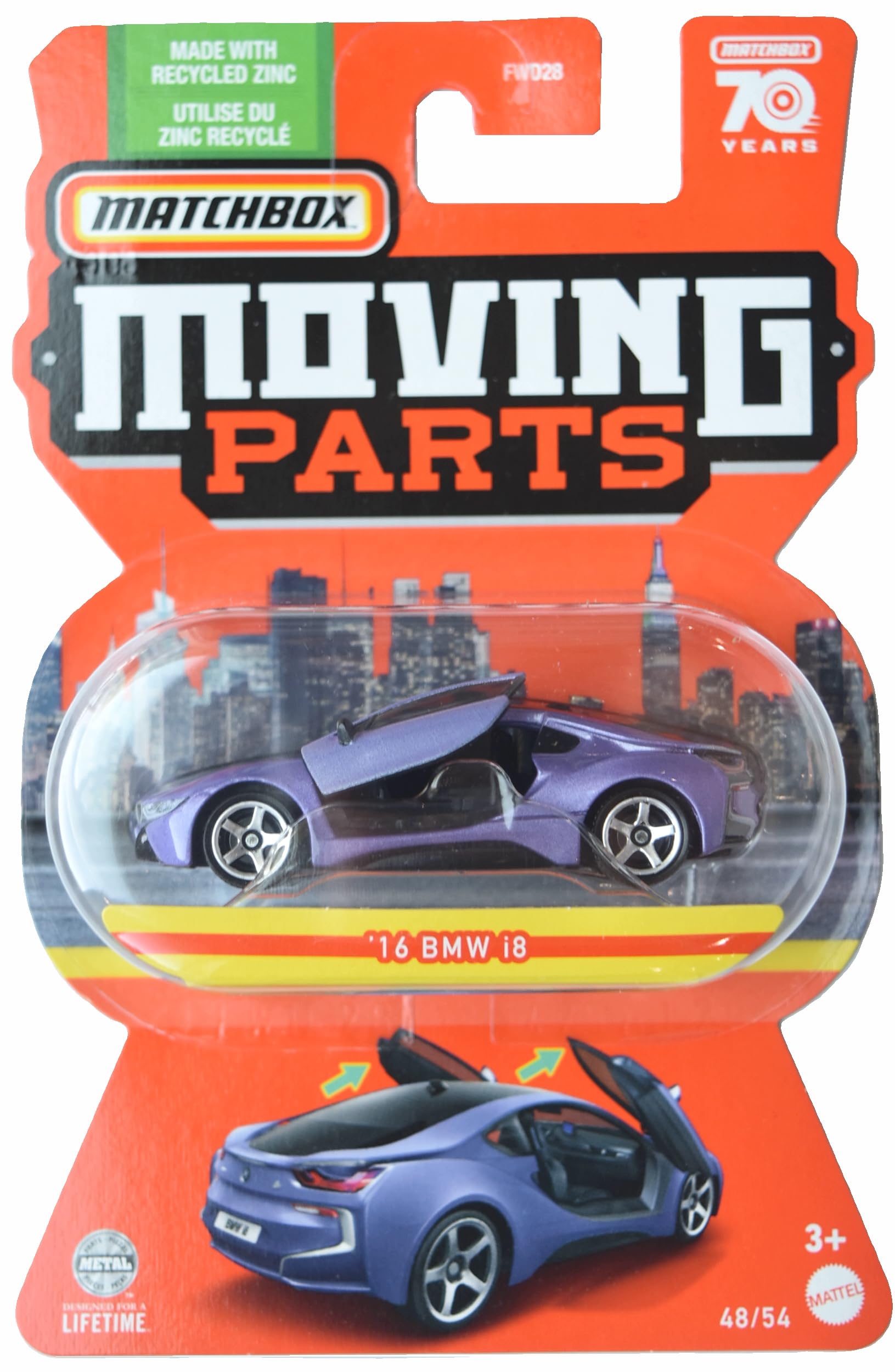 Matchbox '16 BMW i8, Moving Parts 48/54