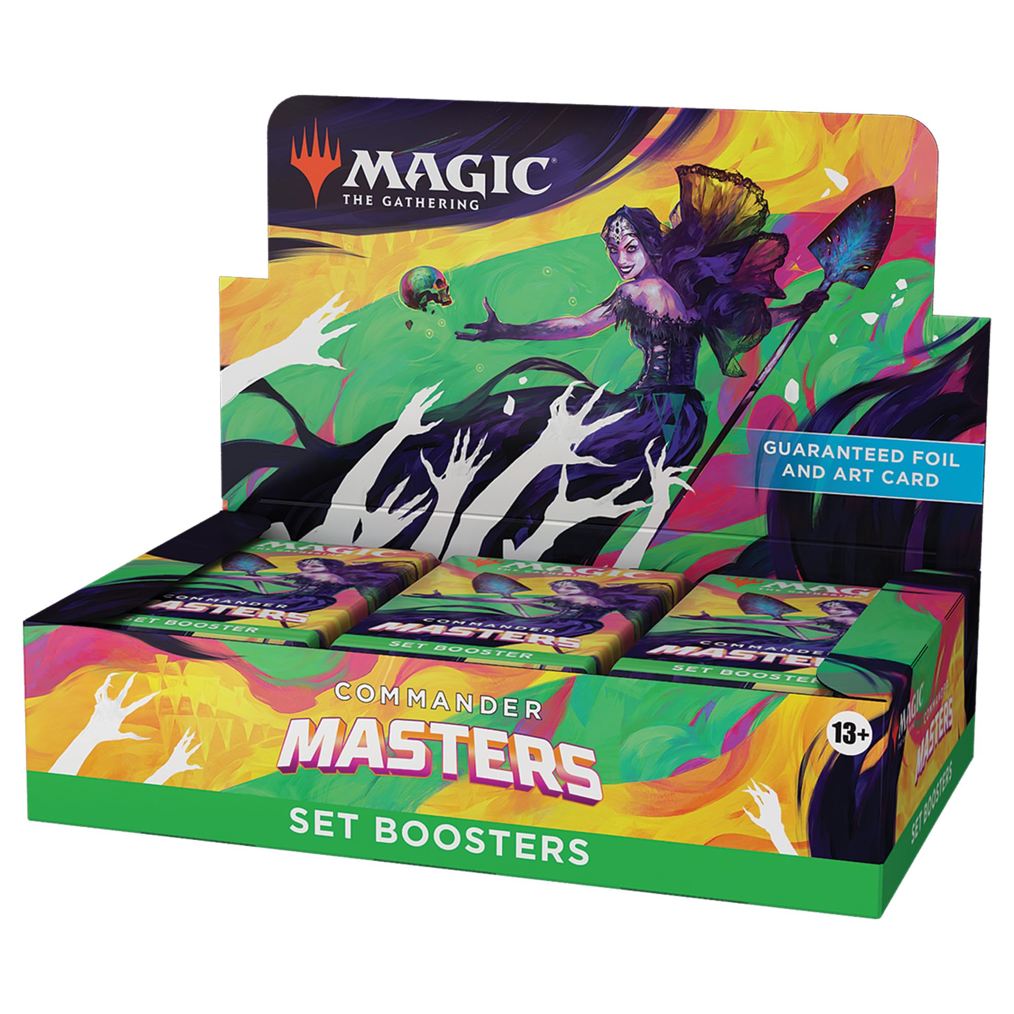 Magic: The Gathering Commander Masters Set Booster Box, 24 Packs (360 Magic Cards)