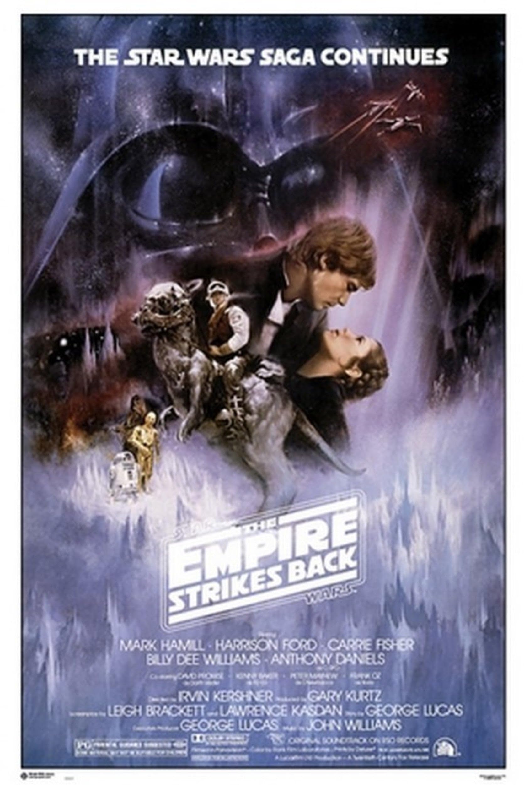 Grupo Erik Star Wars The Empire Strikes Back Poster - 36 x 24 inches / 91.5 x 61 cm - Shipped Rolled Up - Cool Posters - Art Poster - Posters & Prints - Wall Posters