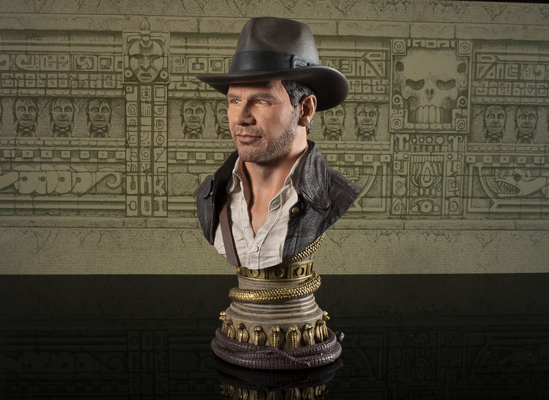 DIAMOND SELECT TOYS - BUST LEGENDS IN 3D INDIANA JONES RAIDERS OF THE LOST ARK