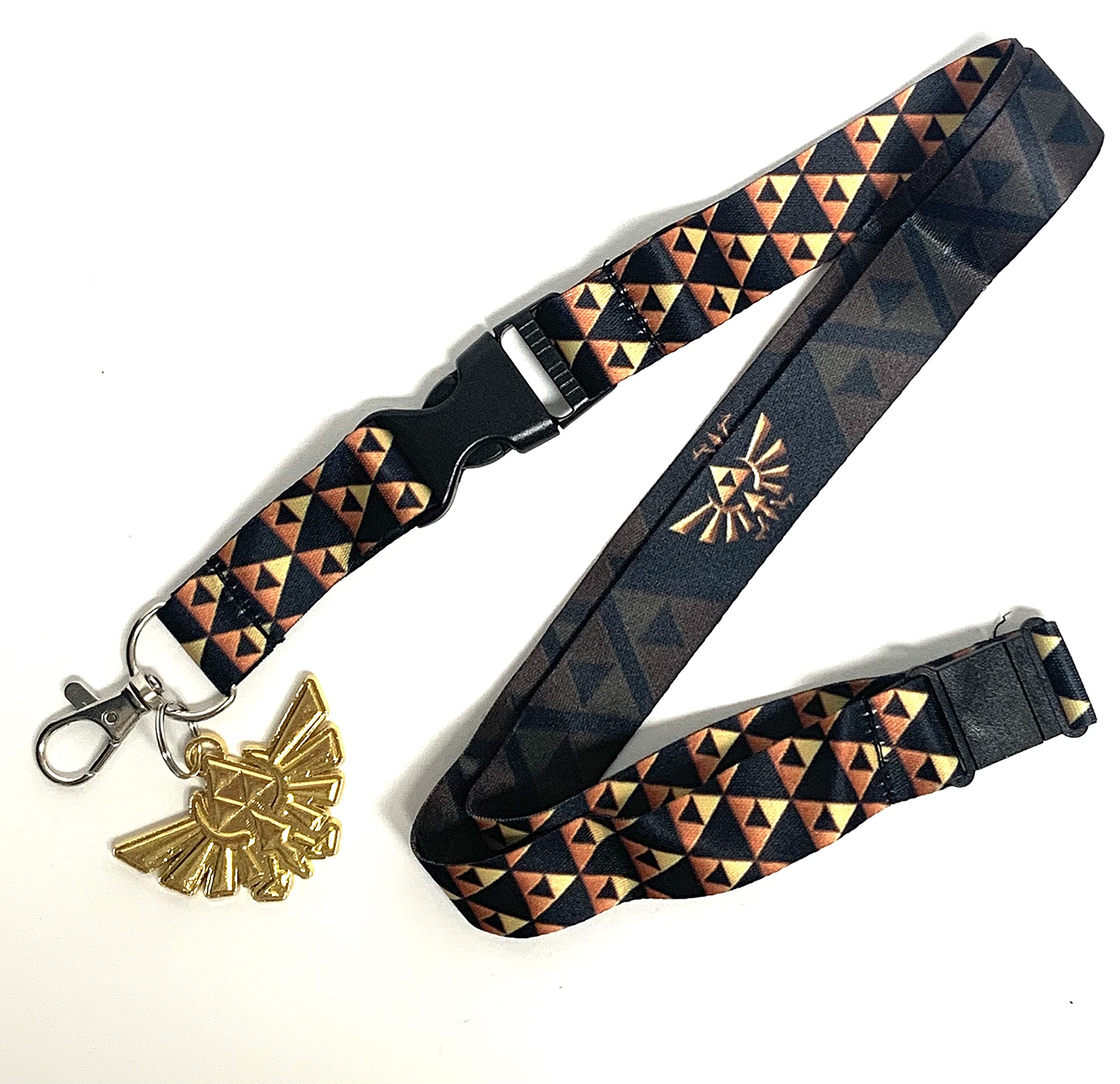 Bioworld Nintendo Legend of Zelda Hyrule Crest Double Sided Lanyard