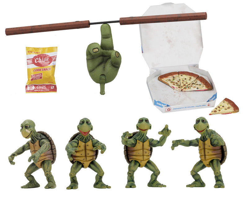 Neca Teenage Mutant Ninja Turtles Action Figure 4-Pack 1/4 Baby Turtles 10cm