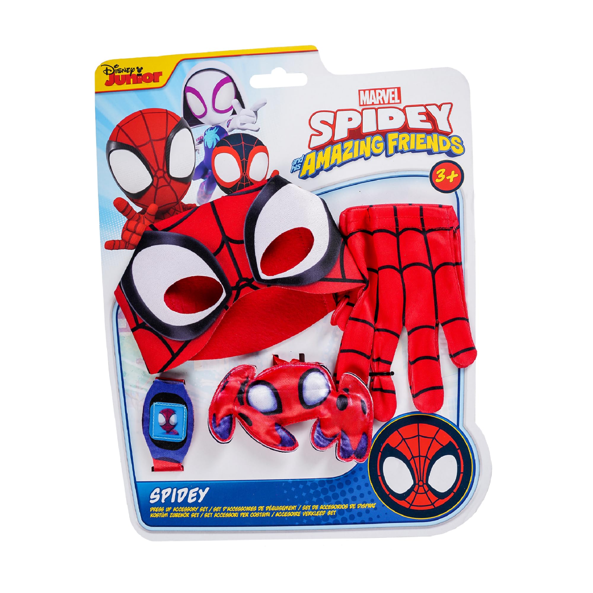 Rubie's Official Marvel Spidey and His Amazing Friends Spidey Toddler Dress Up Accessory Set