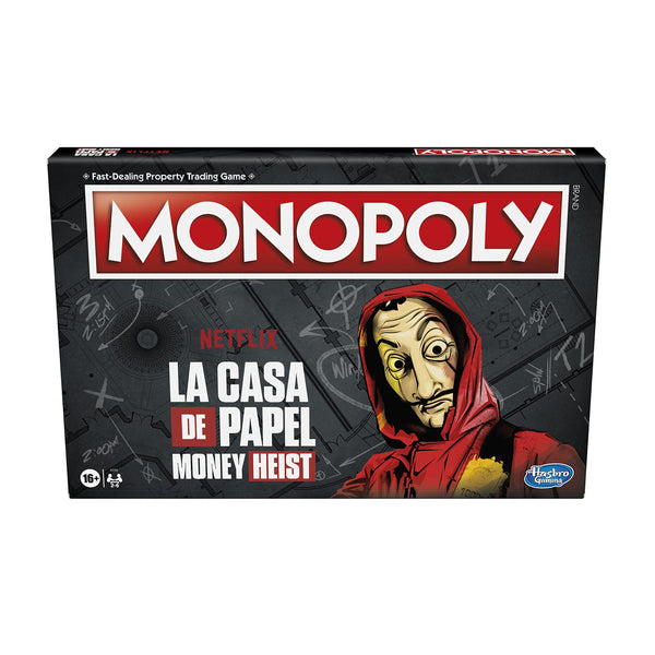 Monopoly: Netflix House of Money/La Casa de Papel Edition, Board Game for Adults and Teenagers, from 16 Years, English Version