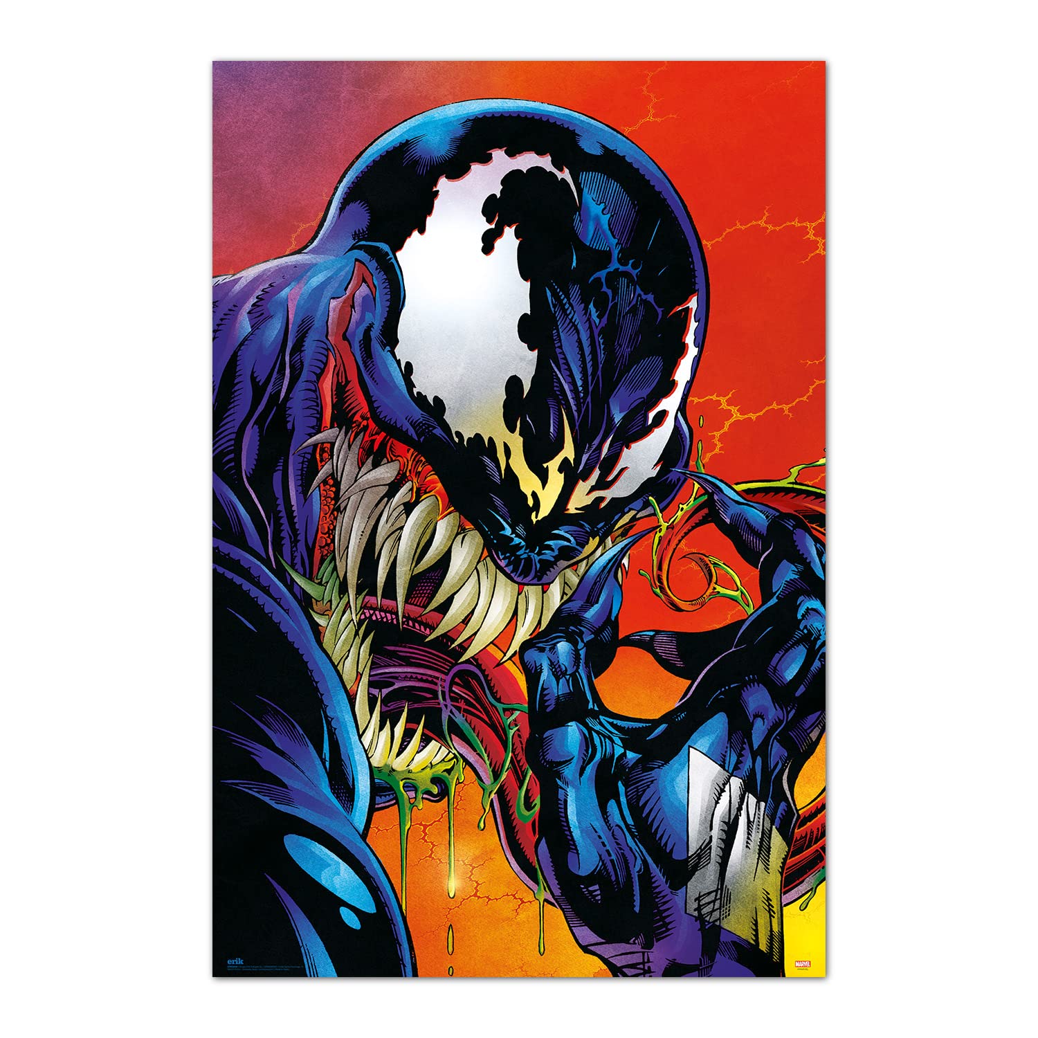 Grupo Erik Marvel Venom Poster - 36 x 24 inches / 91.5 x 61 cm - Venom Comicbook - Shipped Rolled Up - Cool Posters - Art Poster - Posters & Prints - Wall Posters