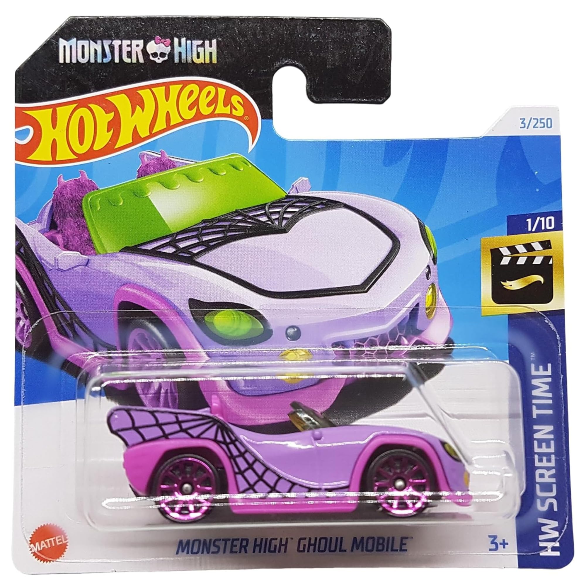 Hot Wheels: HW Screen Time 1/10 - Monster High Ghoul Mobile Diecast Model Car