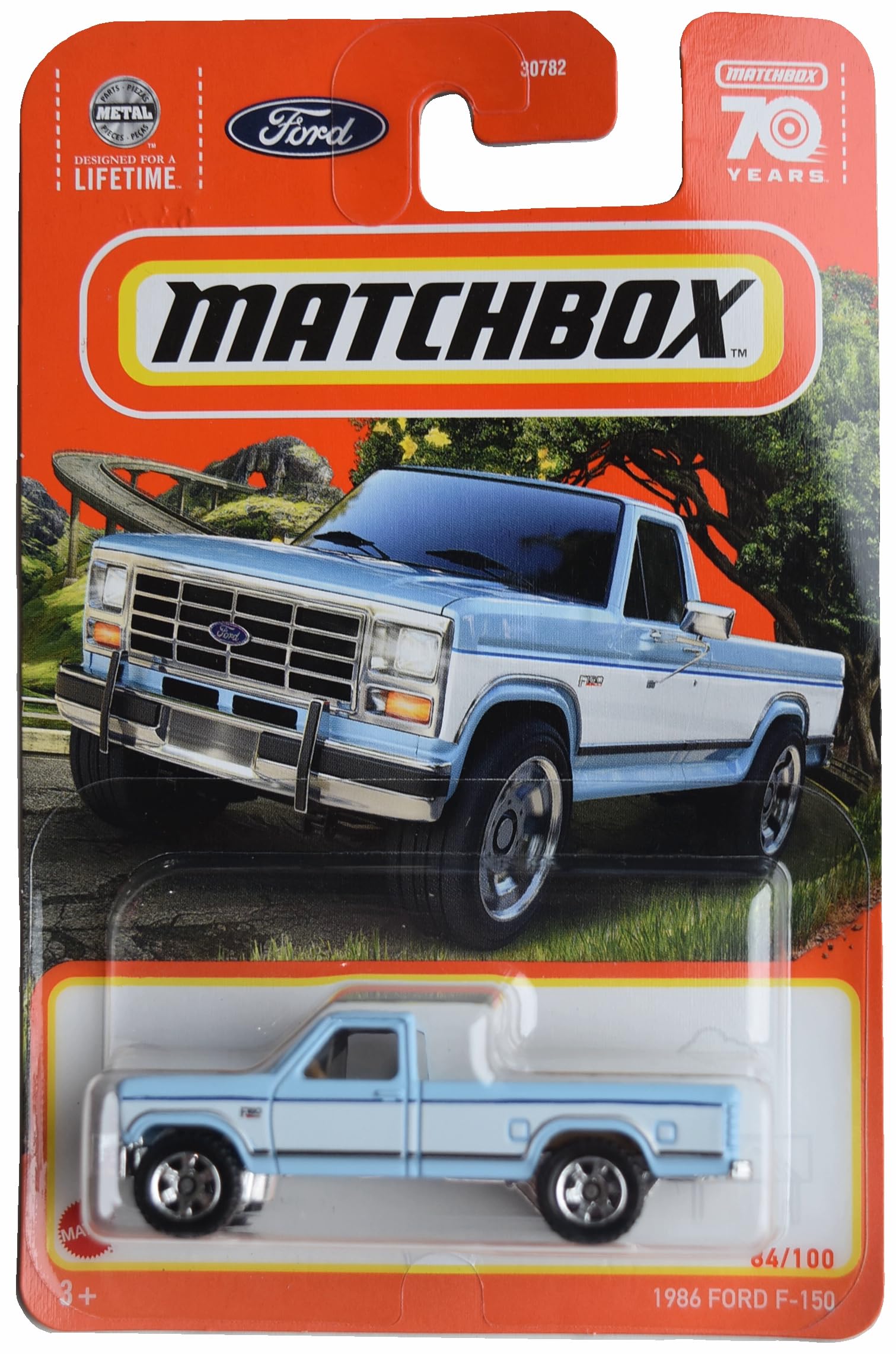 Matchbox 1986 Ford F-150, Blue 84/100