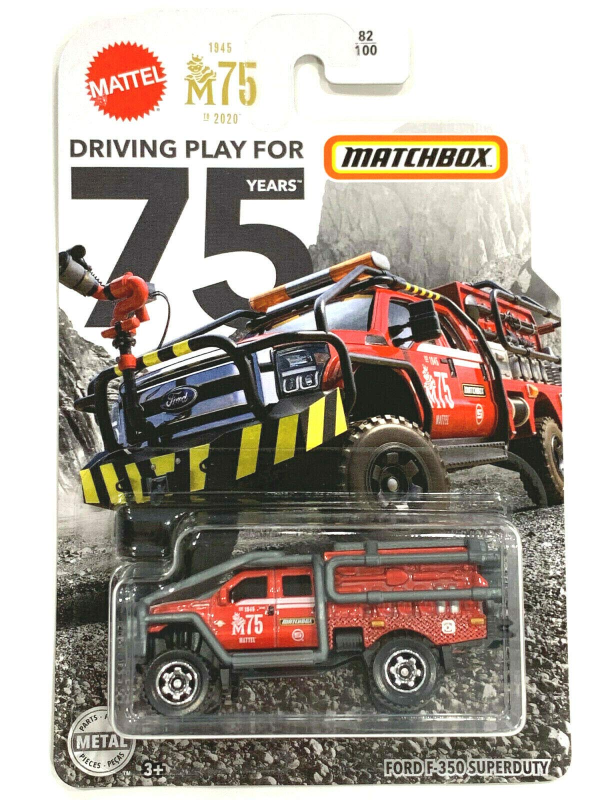 Matchbox Mattel 75th Anniversary, F0RD F-350 SuperDuty 82/100