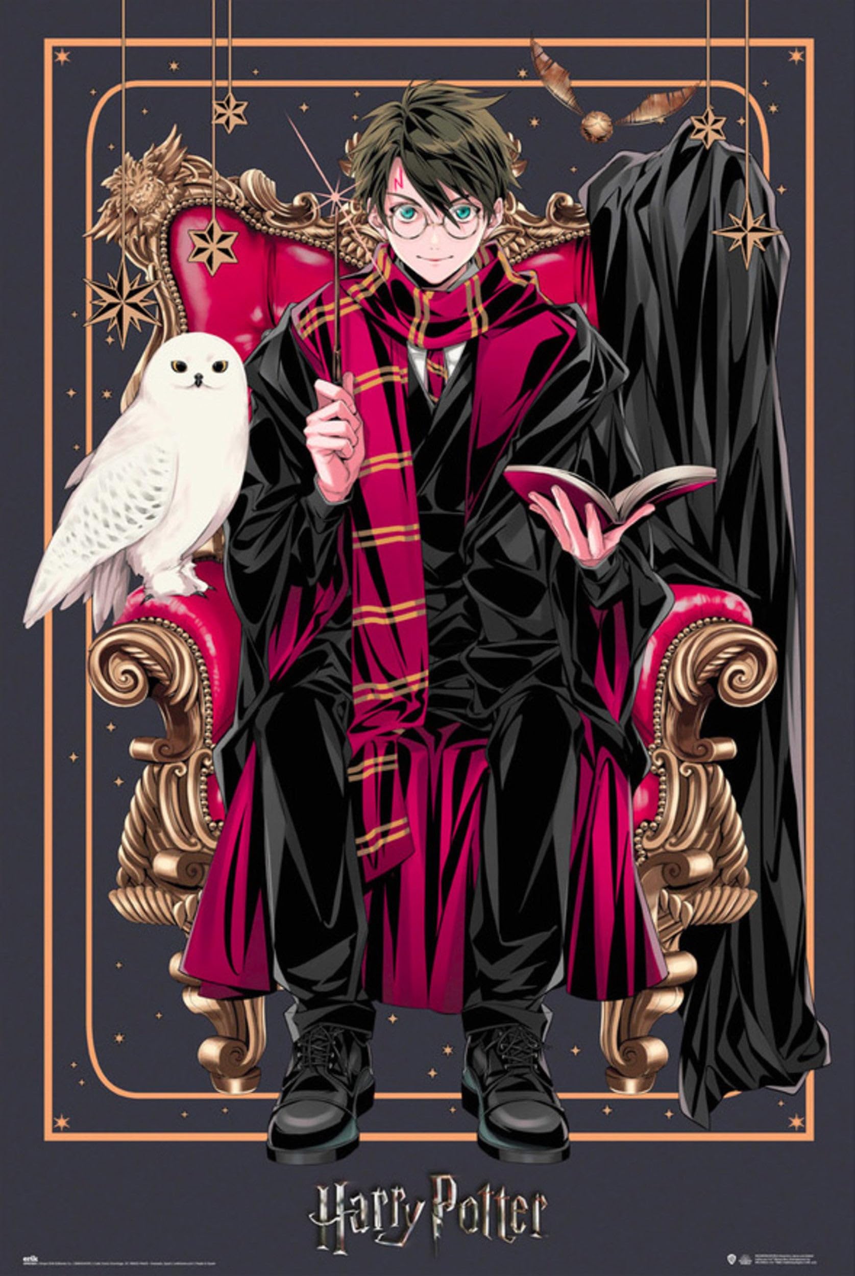 Grupo Erik Harry Potter Wizard Dynasty Harry Potter Poster - 36 x 24 inches / 91.5 x 61 cm - Shipped Rolled Up - Cool Posters - Art Poster - Posters & Prints - Wall Posters