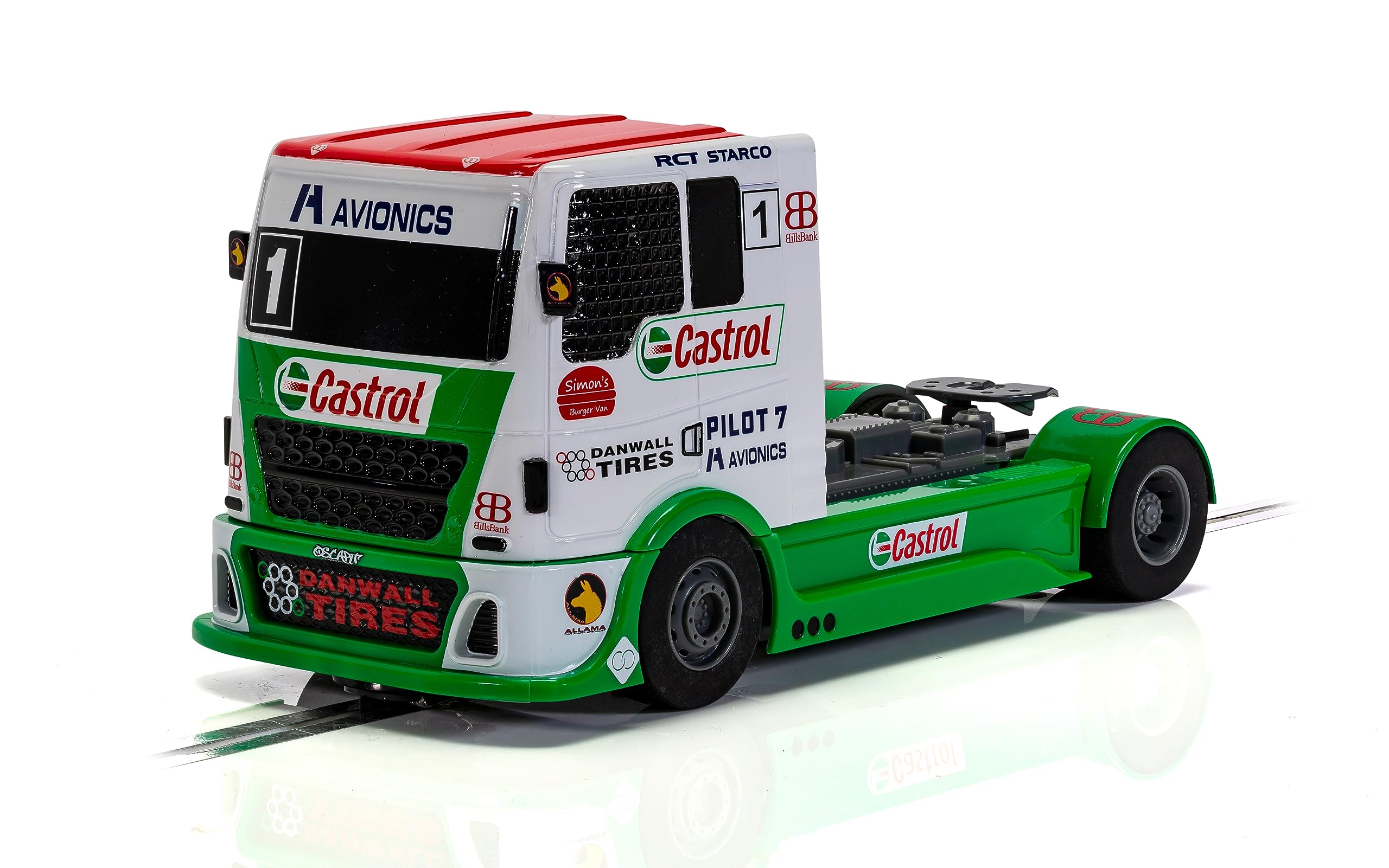 Scalextric Cars - C4156 Racing Truck - Castrol - Toy Slot Car for use with Scalextric Race Tracks or Set - Small Kids Gift Ideas for Boy/Girl Ages 5+, Scalextric Accessories