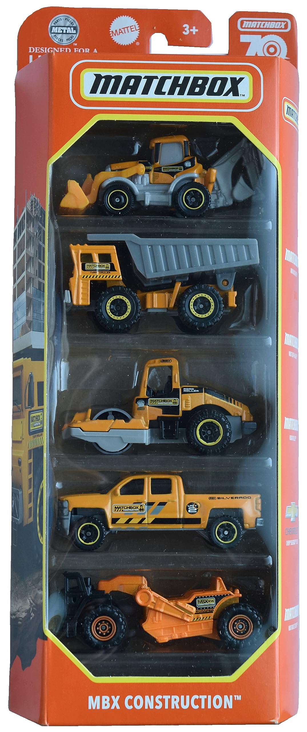 Matchbox MBX Construction 5 Pack