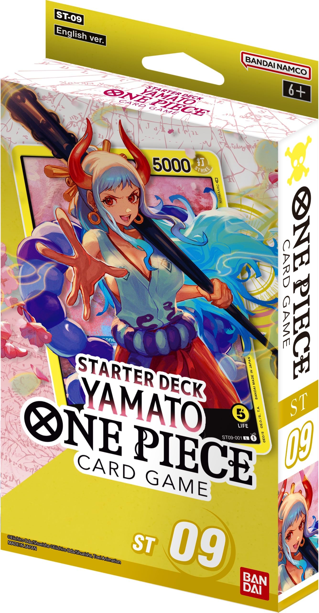 BANDAI,One Piece: Starter Deck - Yamato [ST-09],Trading Card Game,Ages 6+,2 Players,20-30 Minutes Playing Time BCL2687838