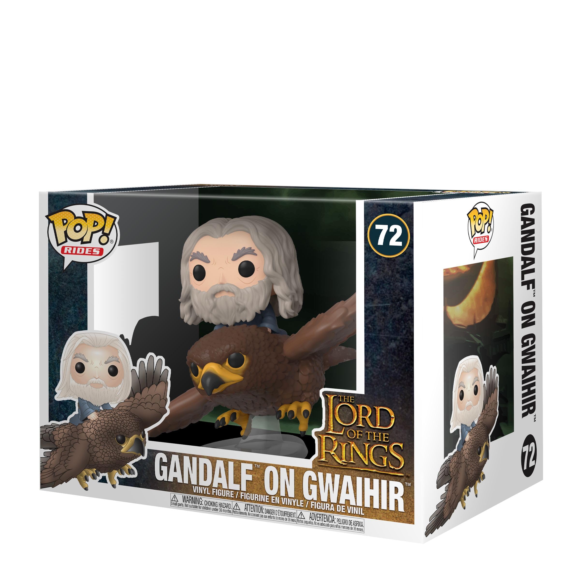 Funko POP! Rides: LOTR - Gwaihir With Gandalf - Lord Of the Rings - Collectable Vinyl Figure - Gift Idea - Official Merchandise - Toys for Kids & Adults - Movies Fans - Model Figure for Collectors